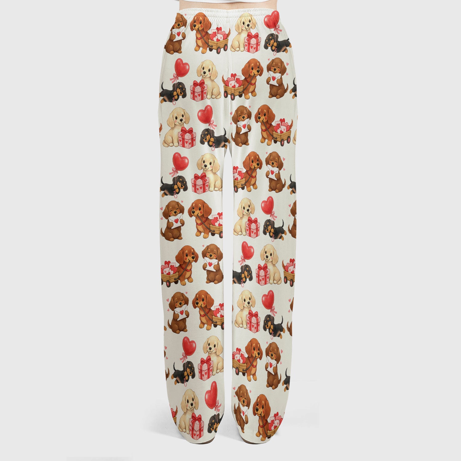 Cute Dachshund Nurse Scrub Set For Nurses, Wiener Dog Pattern Nurse Shirt, Breathable Fabrics Nursing Uniform