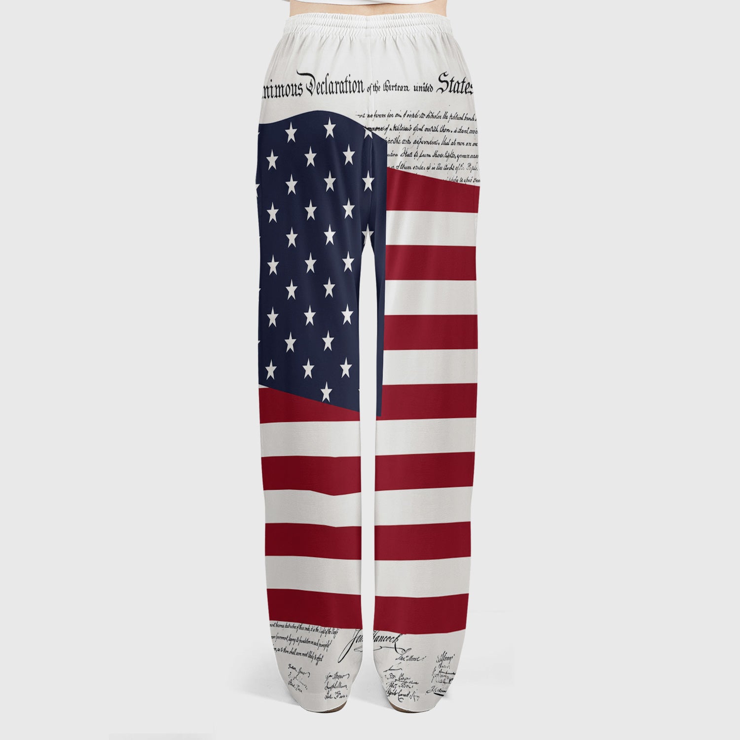 Patriotic Nurse American Flag Pattern Scrub Set, Scrub Pants and V Neck Top