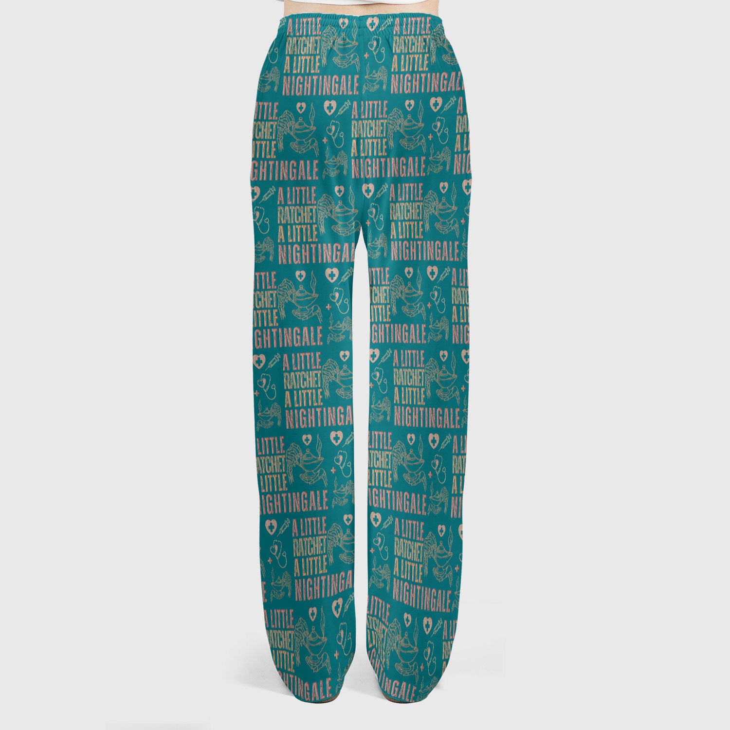 A Little Ratchet A Little Nightingale Women's Scrub Set, Breathable Med Uniform