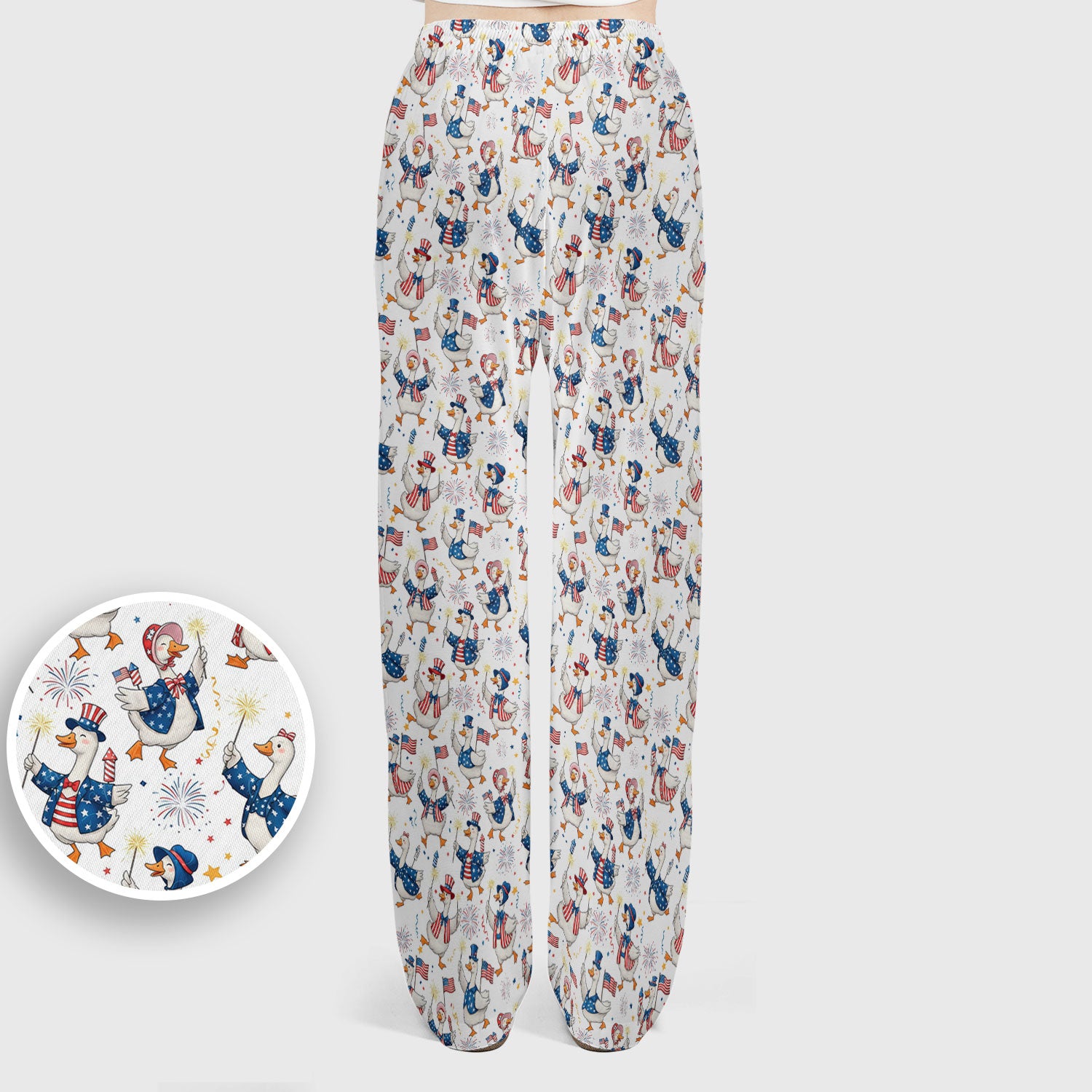 Goose America Medical Print Scrub Set, Breathable Fabrics Nursing Uniform