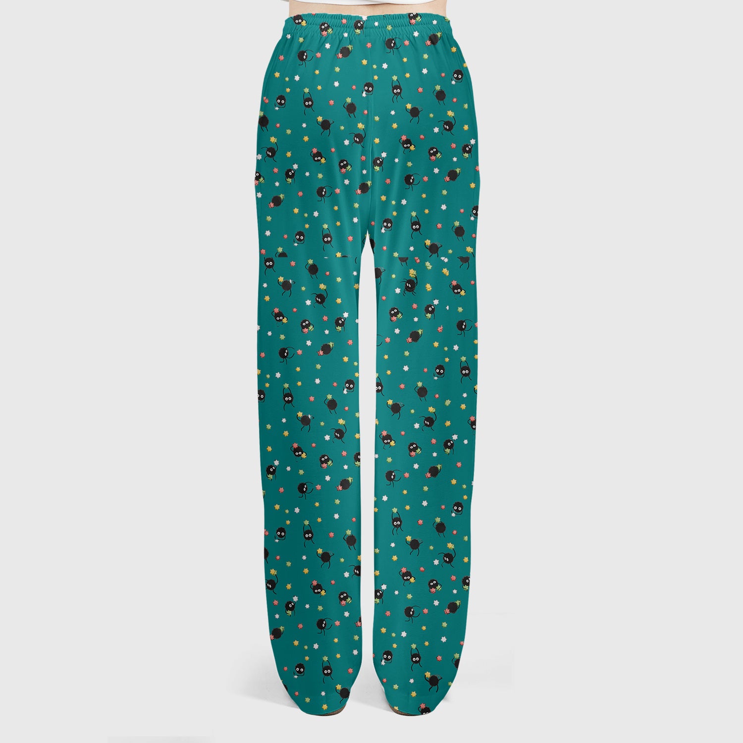 Funny Spider Pattern Pattern Pattern Scrub Set, Cartoon Spider Pattern Nursing Uniform For Women