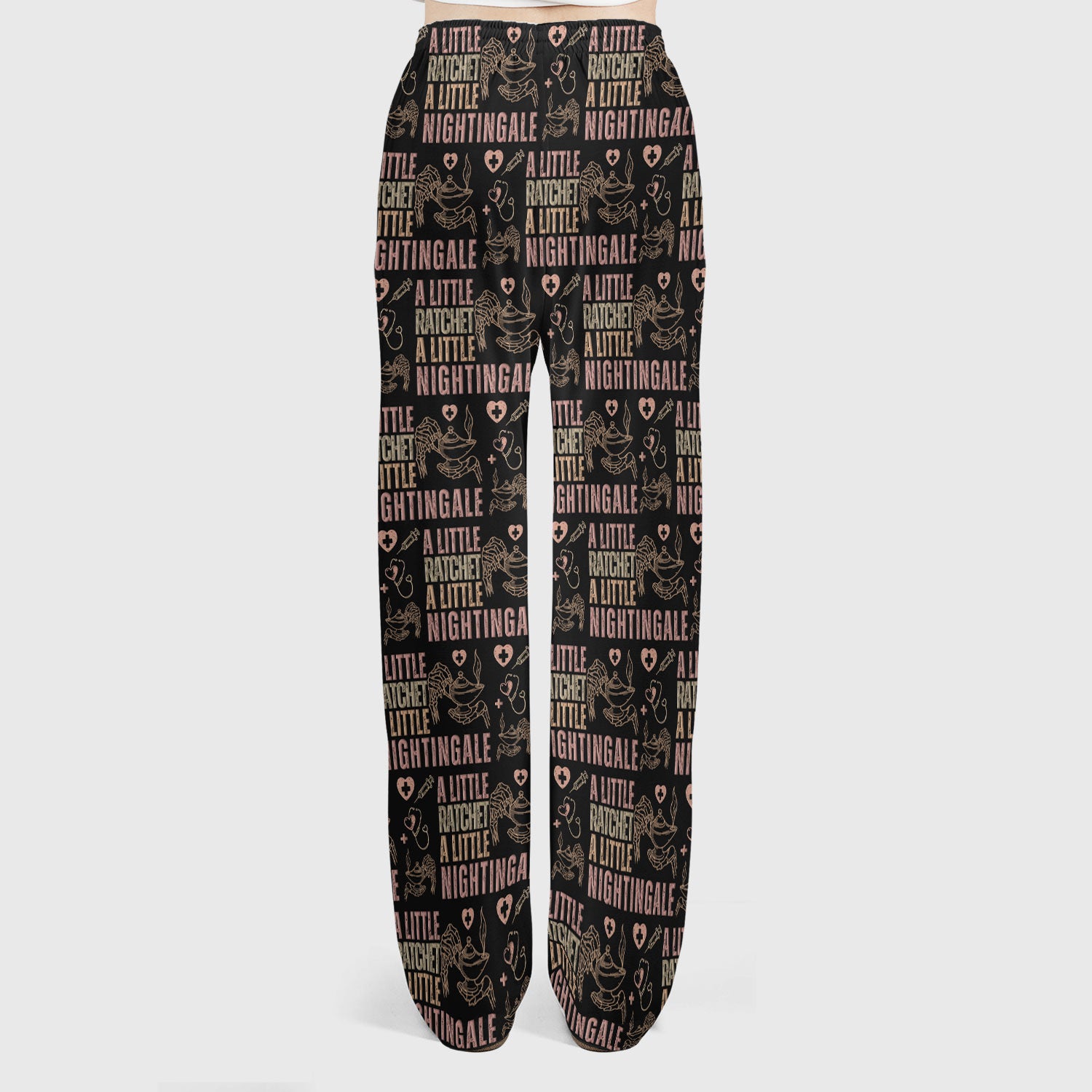A Little Ratchet A Little Nightingale Women's Scrub Set, Breathable Med Uniform