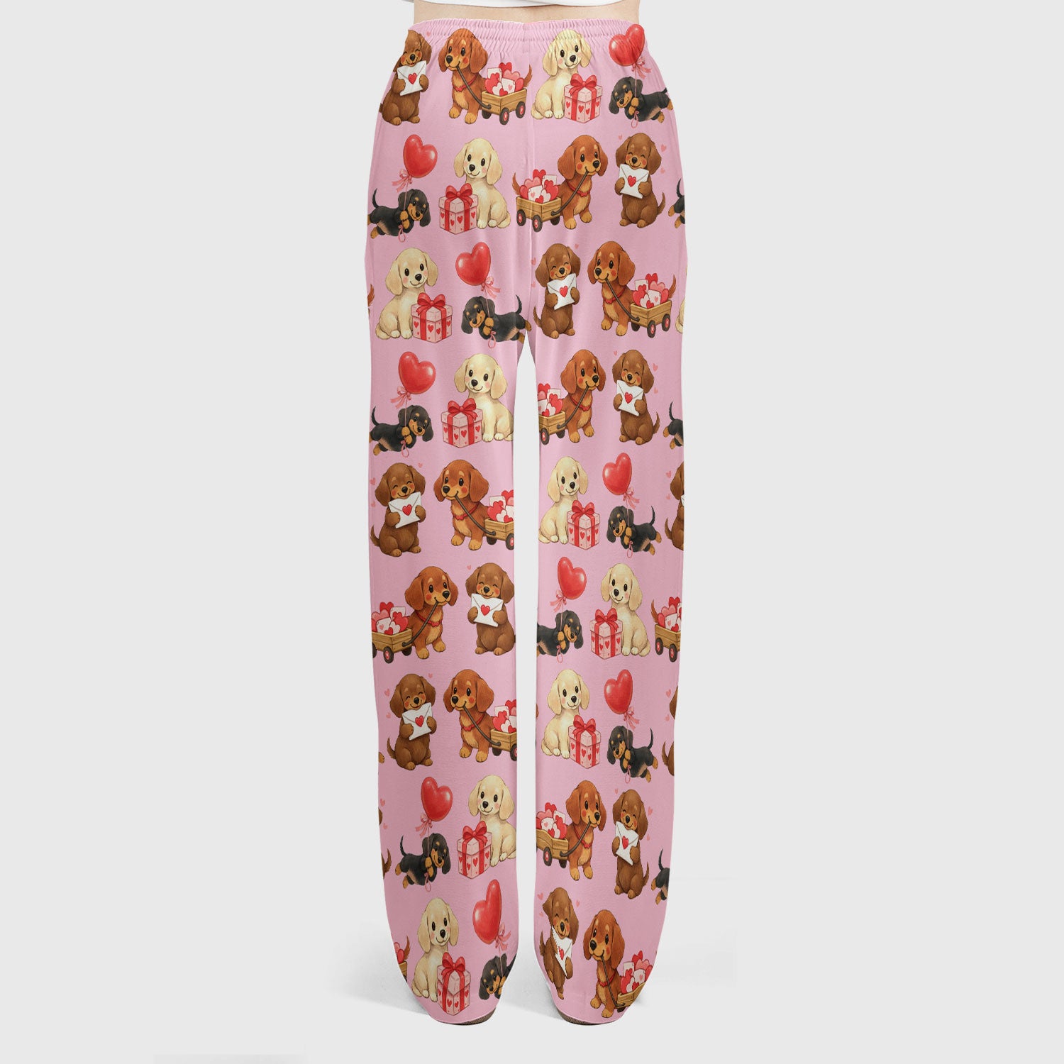 Cute Dachshund Nurse Scrub Set For Nurses, Wiener Dog Pattern Nurse Shirt, Breathable Fabrics Nursing Uniform