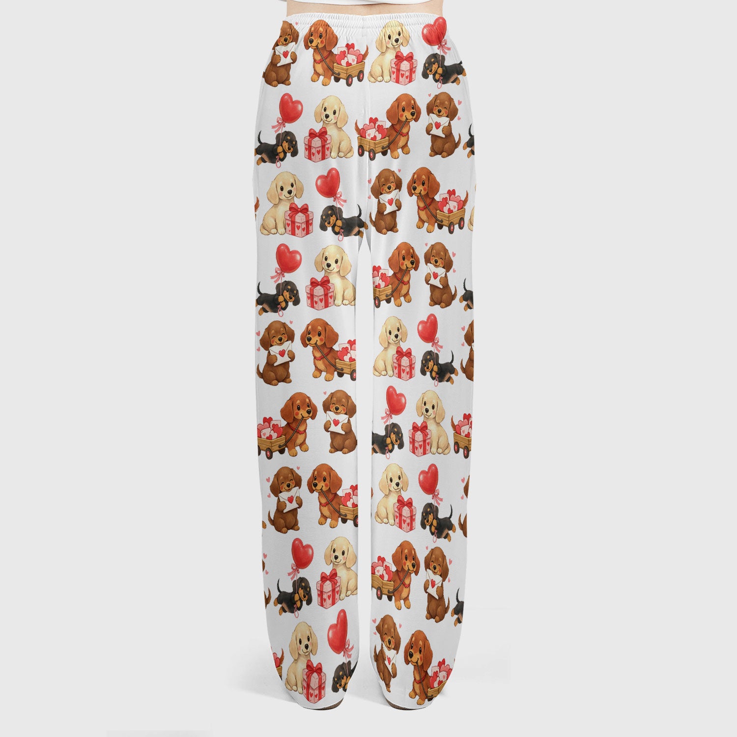 Cute Dachshund Nurse Scrub Set For Nurses, Wiener Dog Pattern Nurse Shirt, Breathable Fabrics Nursing Uniform