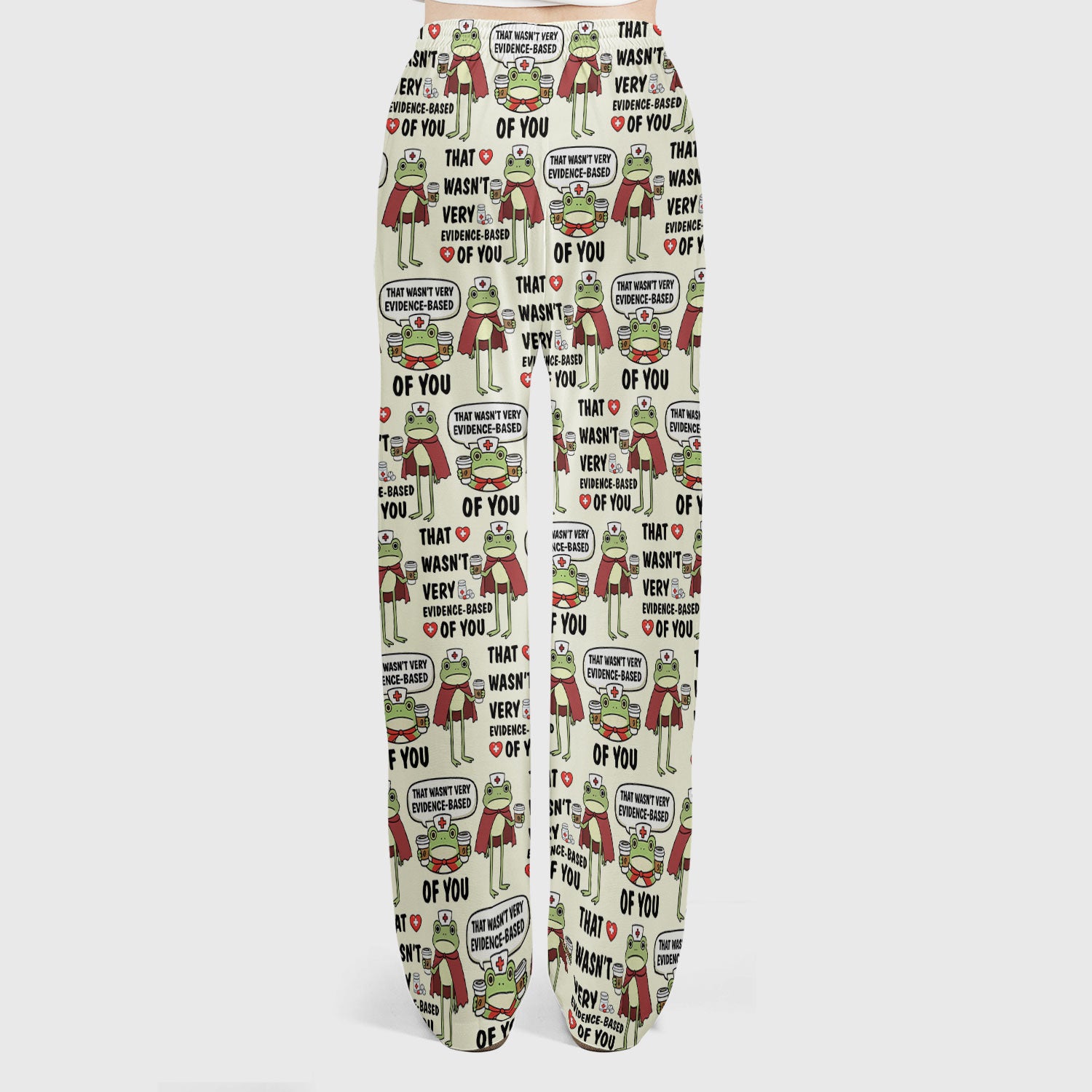 Funny Frog Nurse Quote Medical Pattern, Women's Scrub Set