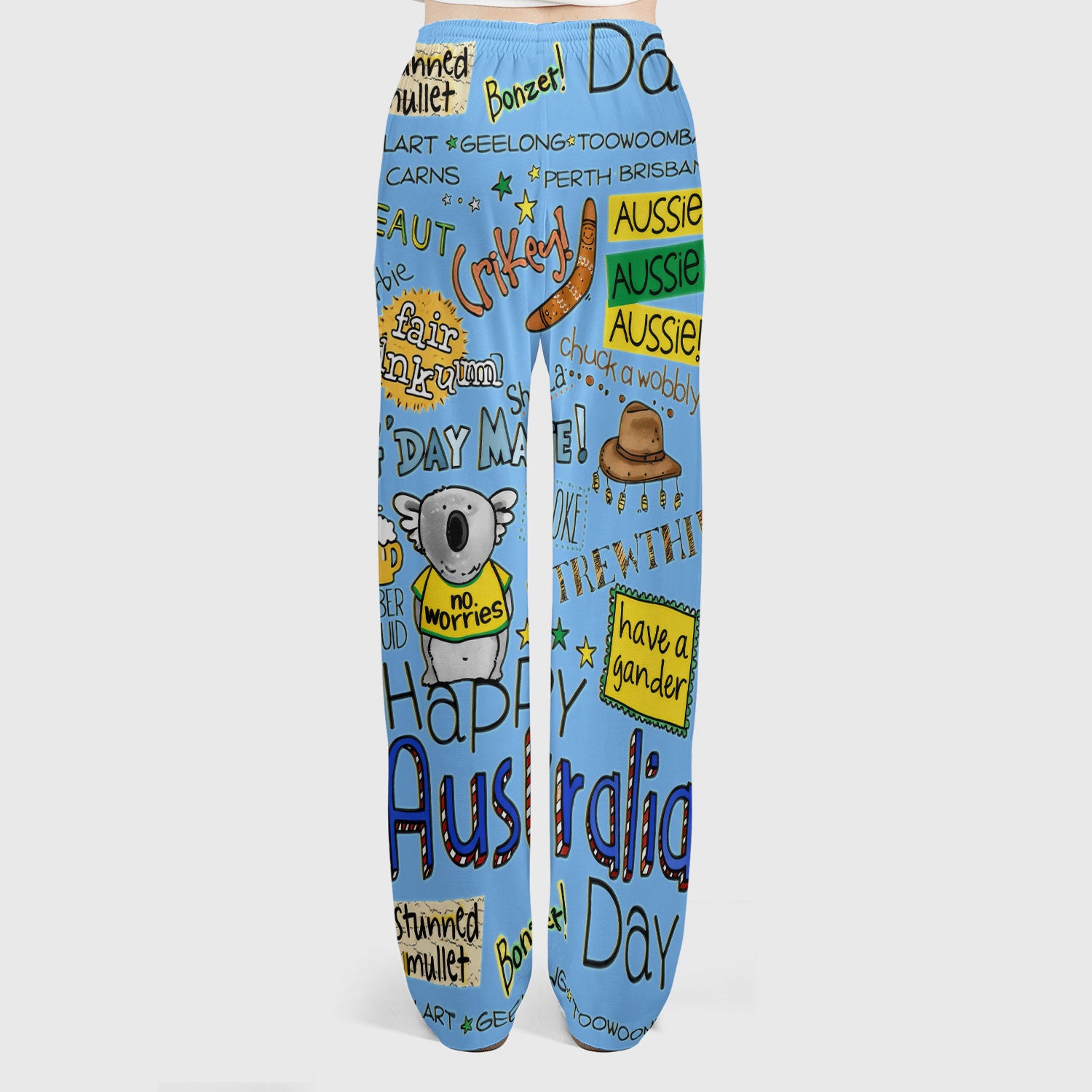 Cute Cartoon Koala Australia Pattern Medical Scrub Set, Breathable Med Uniform