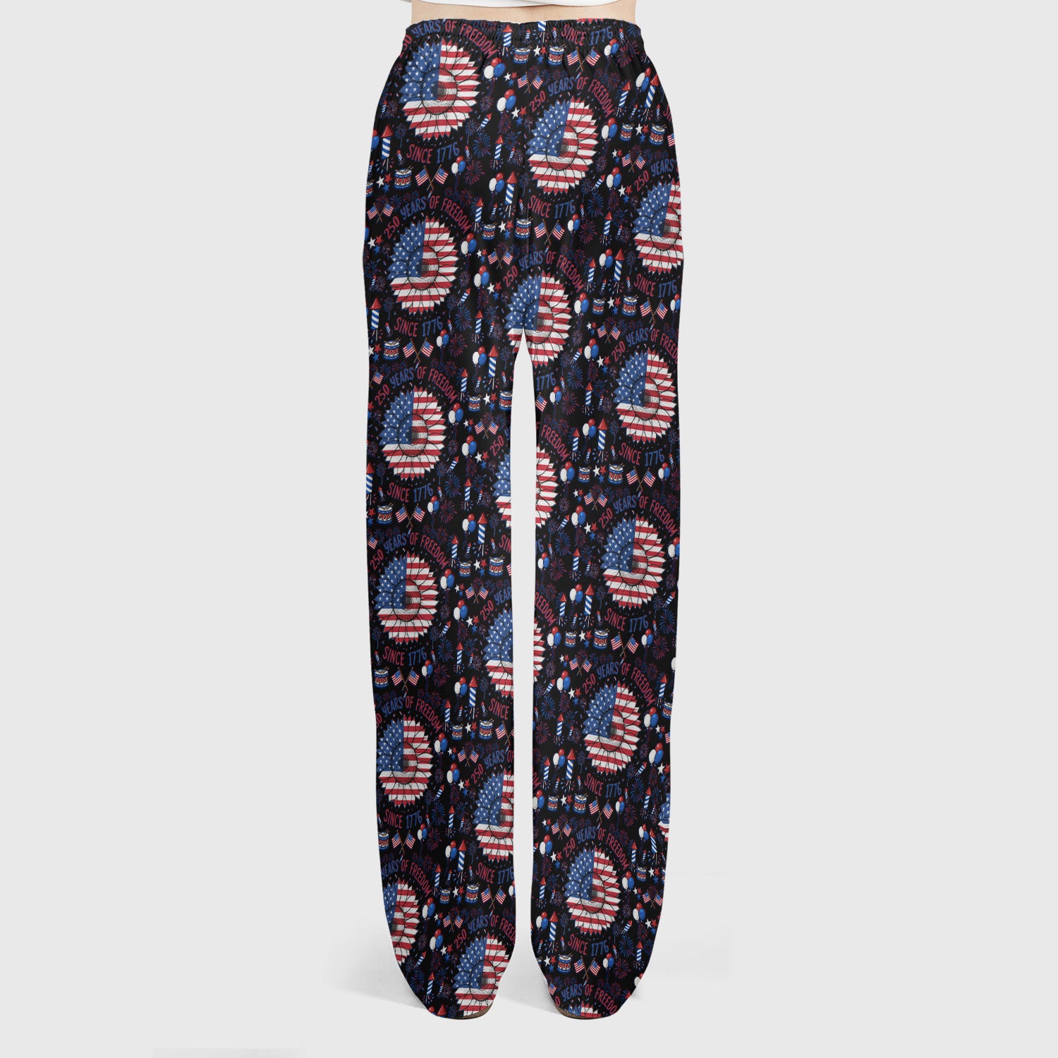 Festive Patriotic Sunflower American Flag Fireworks Pattern Scrub Set, Breathable Med Uniform