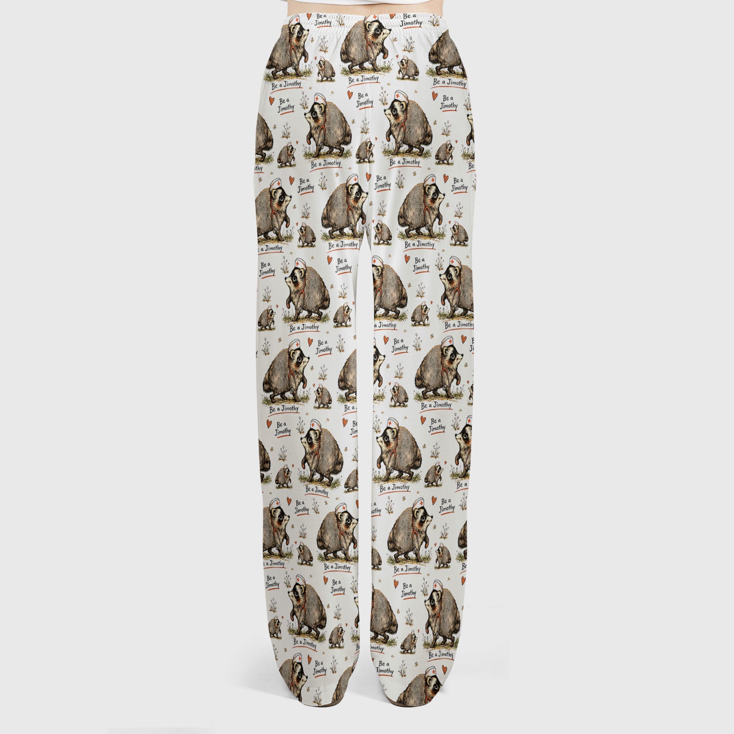 Funny Be A Jimothy Opossum Nurse Scrub Set, Scrub Pants and V Neck Top