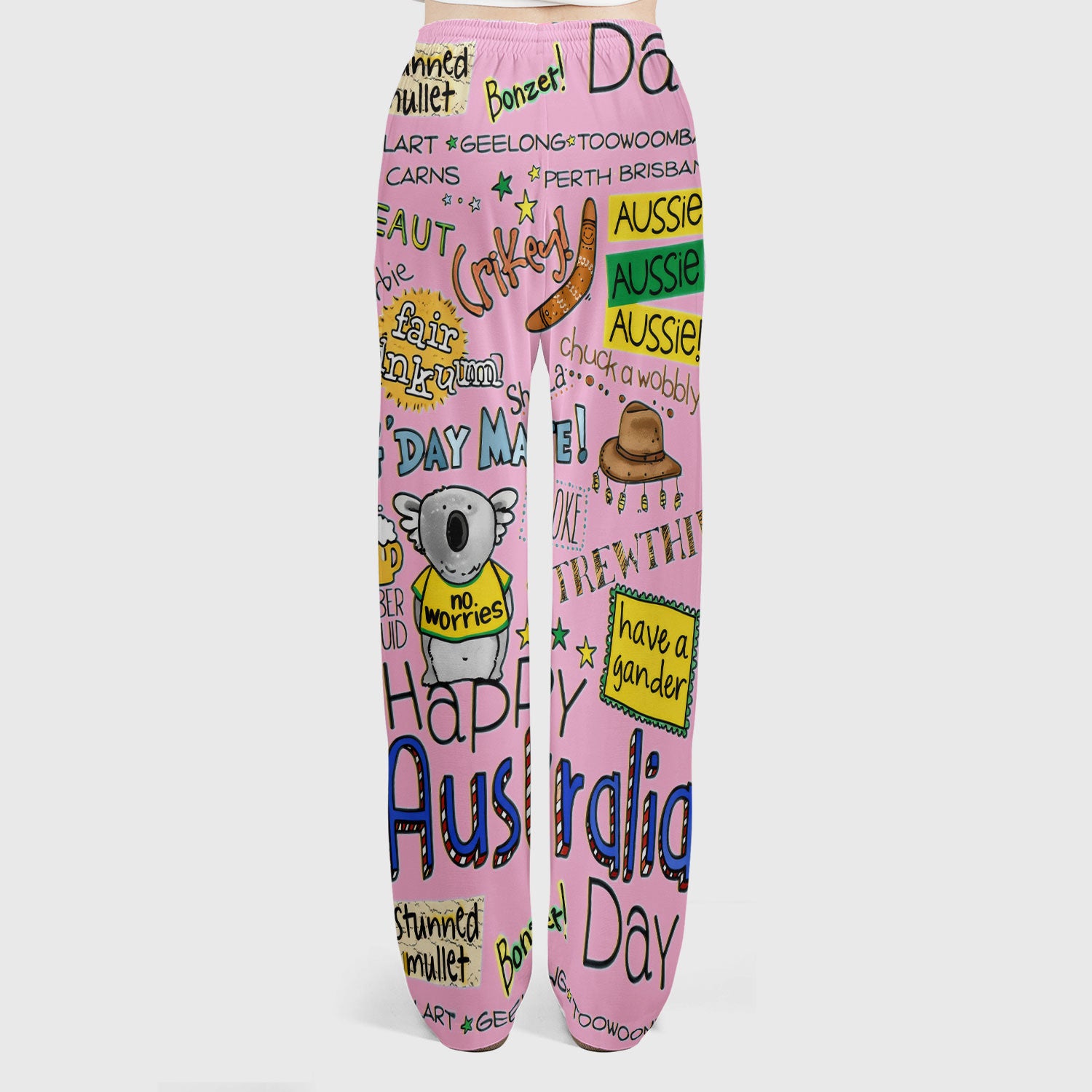 Cute Cartoon Koala Australia Pattern Medical Scrub Set, Breathable Med Uniform