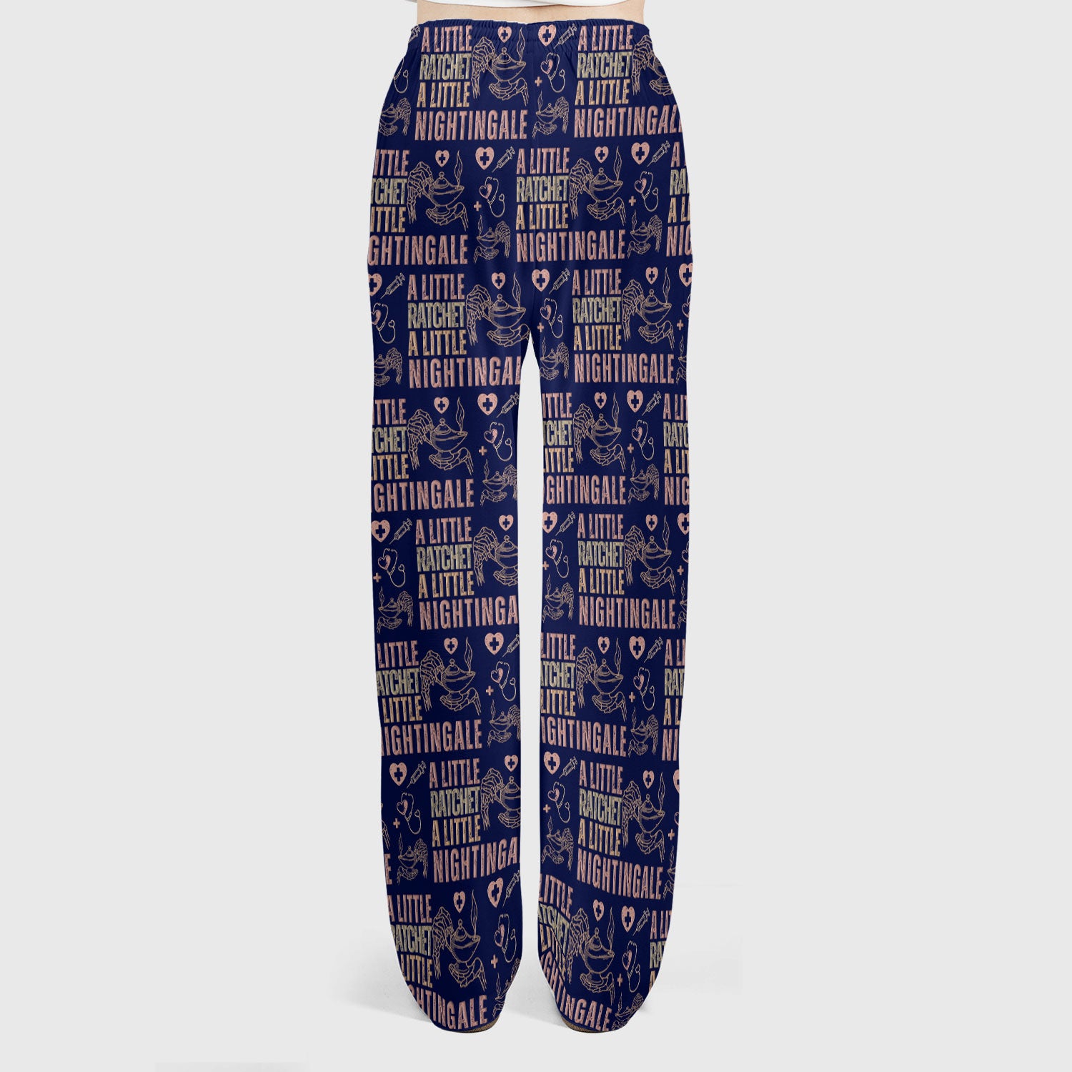 A Little Ratchet A Little Nightingale Women's Scrub Set, Breathable Med Uniform