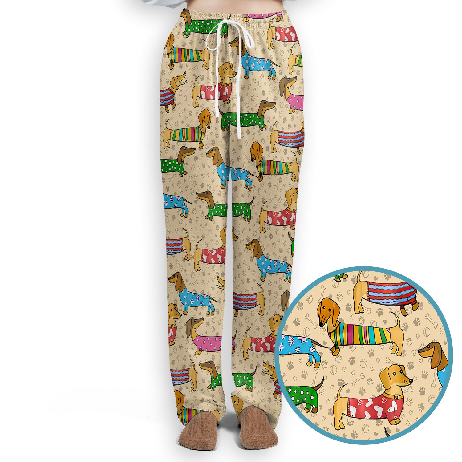 Doxin Nursing Scrub Pants - Weiner Dog Scrubs Set - It's Been A Long Day Dachshund Sweater - Medical Uniform Gift for Women