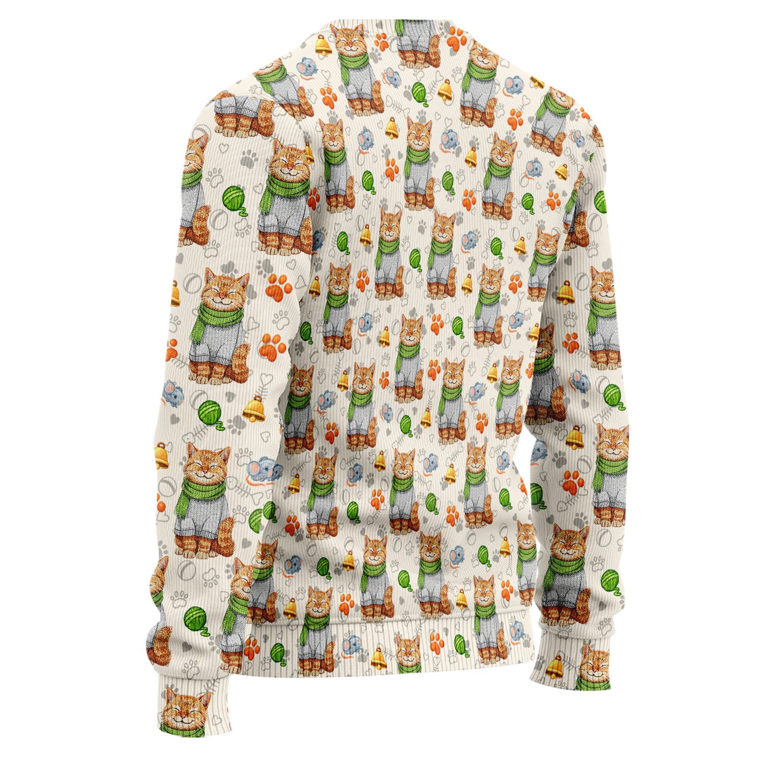 Adorable Cat Lover Nurse Scrub Set, Cute Cat Medical Pattern Shirt, Breathable Fabrics Nursing Uniform