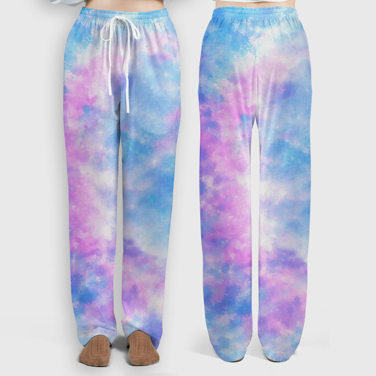 Pastel Galaxy Sea Turtle Bubble Art Scrub Set, Scrub Pants and V Neck Top