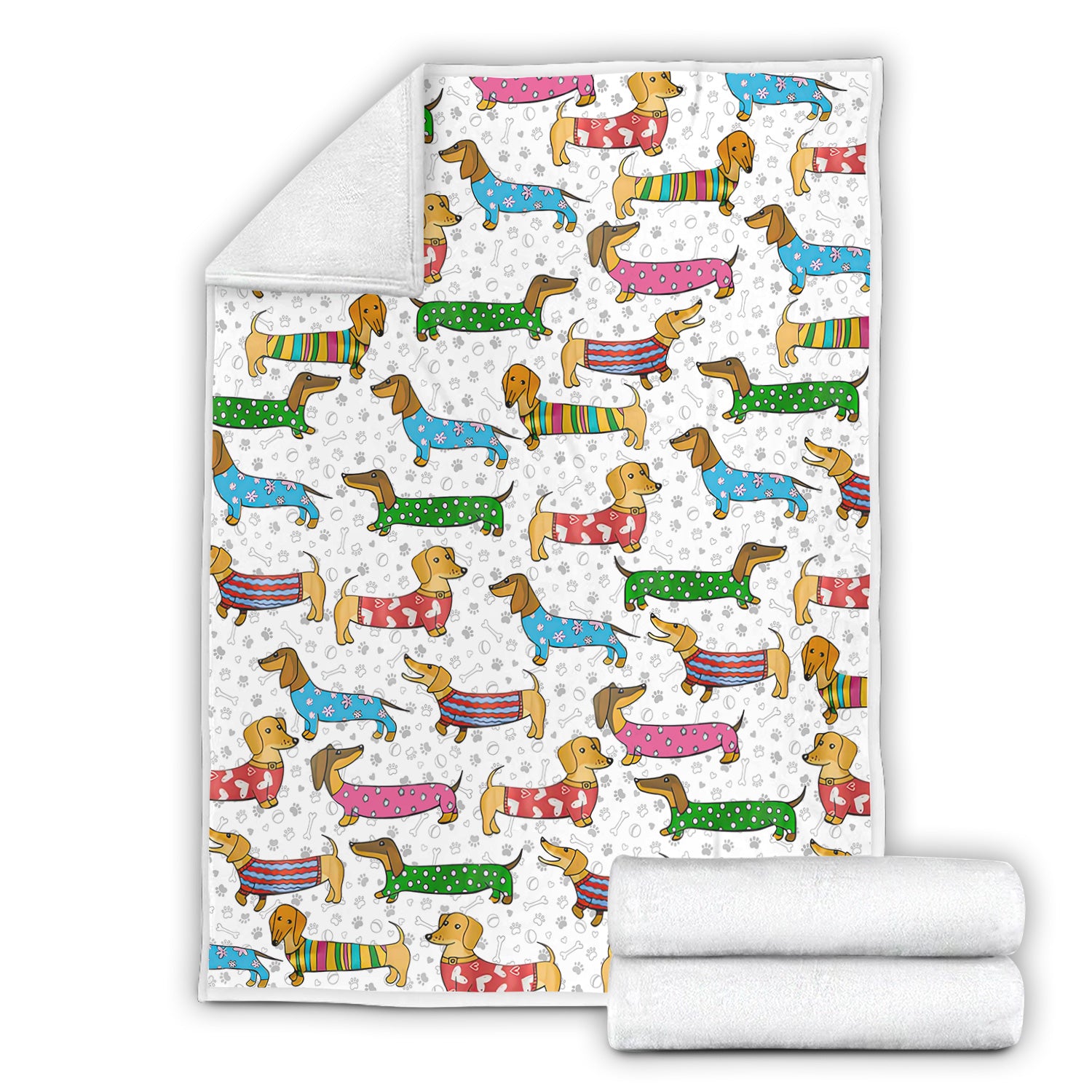 Doxie Puppies Nurse Blanket - Cute Dachshund Holiday Gift for RN LPN CNA - Weiner Dog Lover