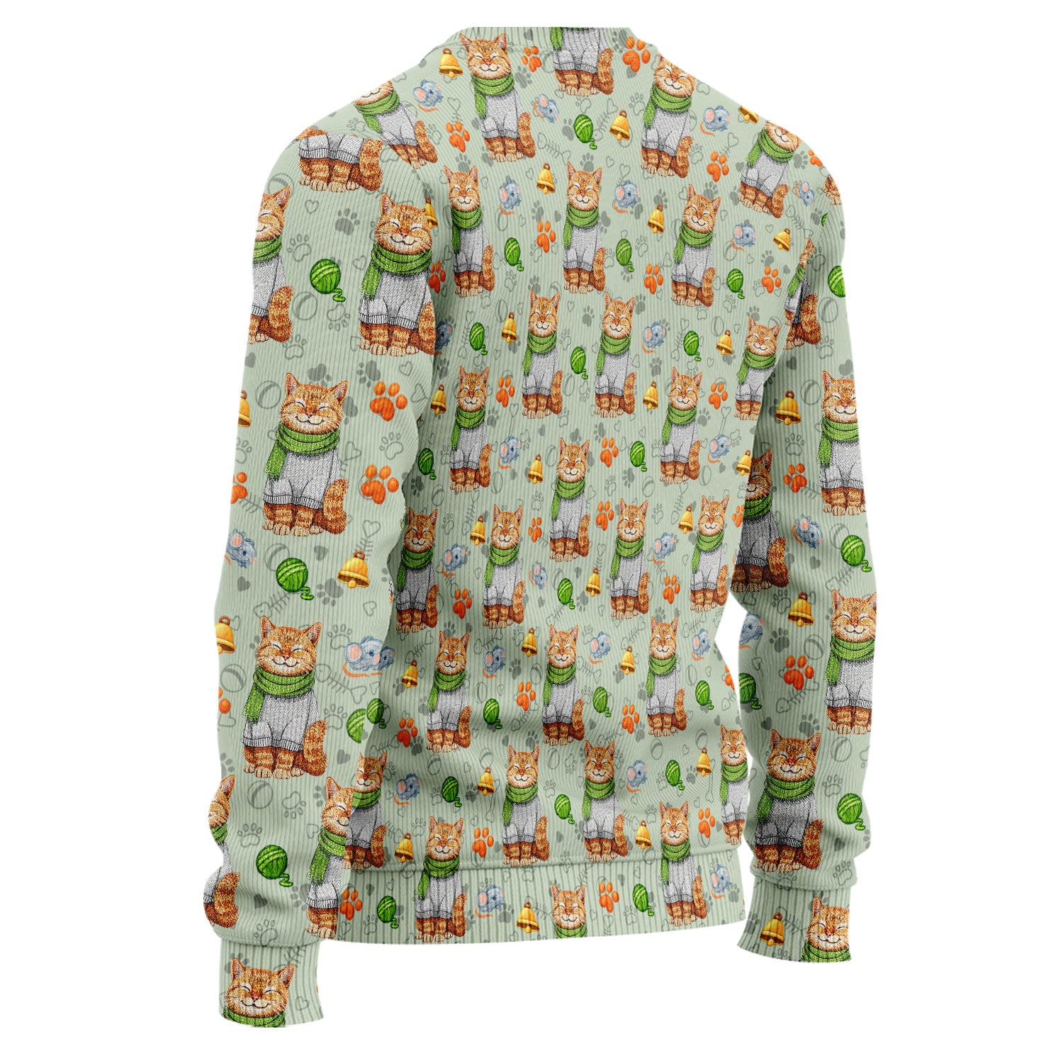 Adorable Cat Lover Nurse Scrub Set, Cute Cat Medical Pattern Shirt, Breathable Fabrics Nursing Uniform