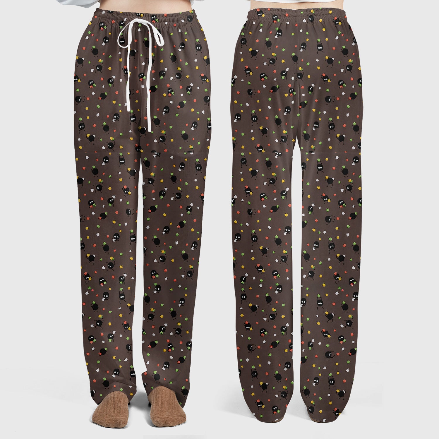 Funny Spider Pattern Pattern Pattern Scrub Set, Cartoon Spider Pattern Nursing Uniform For Women
