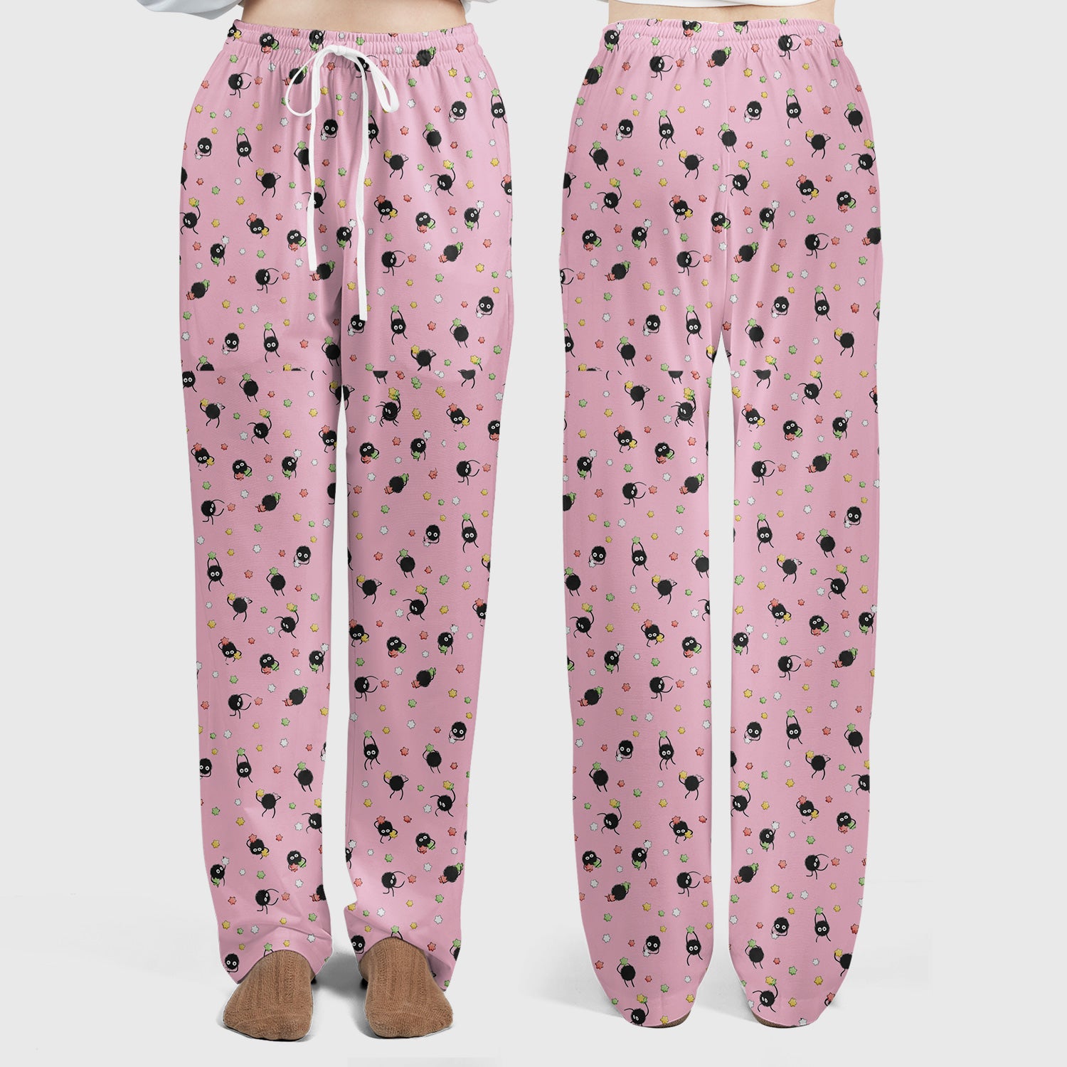 Funny Spider Pattern Pattern Pattern Scrub Set, Cartoon Spider Pattern Nursing Uniform For Women