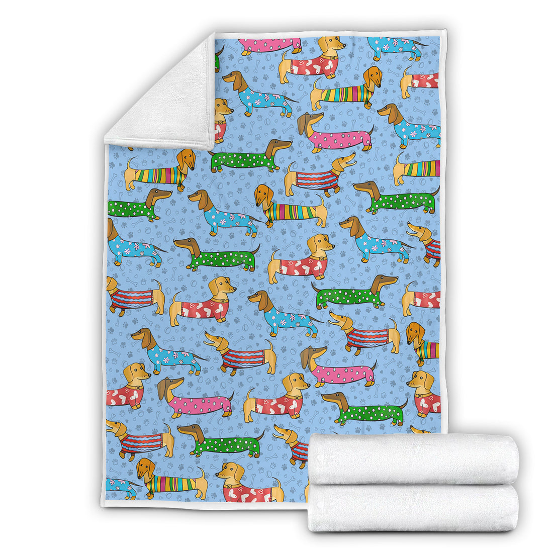 Doxie Puppies Nurse Blanket - Cute Dachshund Holiday Gift for RN LPN CNA - Weiner Dog Lover