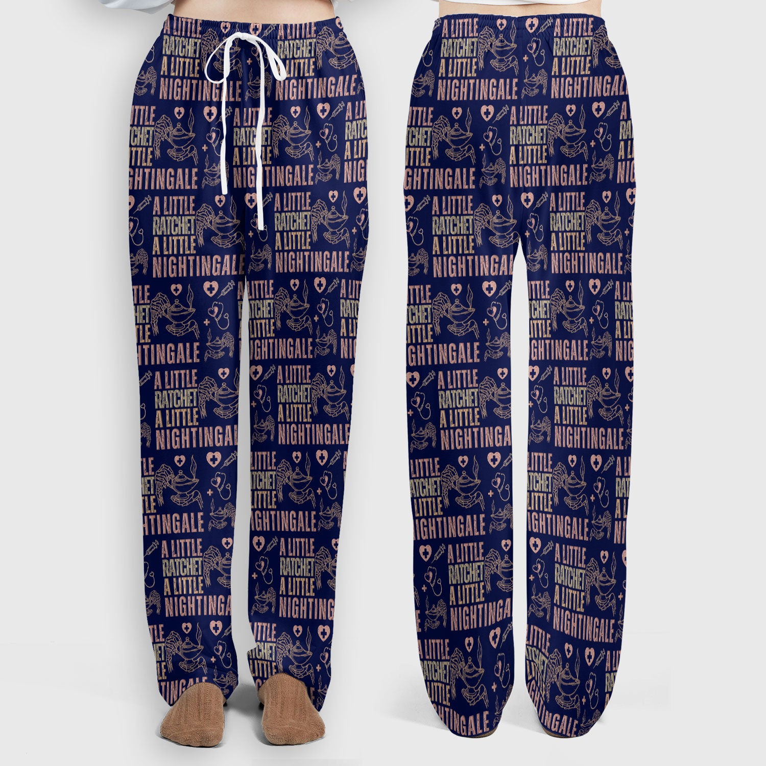 A Little Ratchet A Little Nightingale Women's Scrub Set, Breathable Med Uniform
