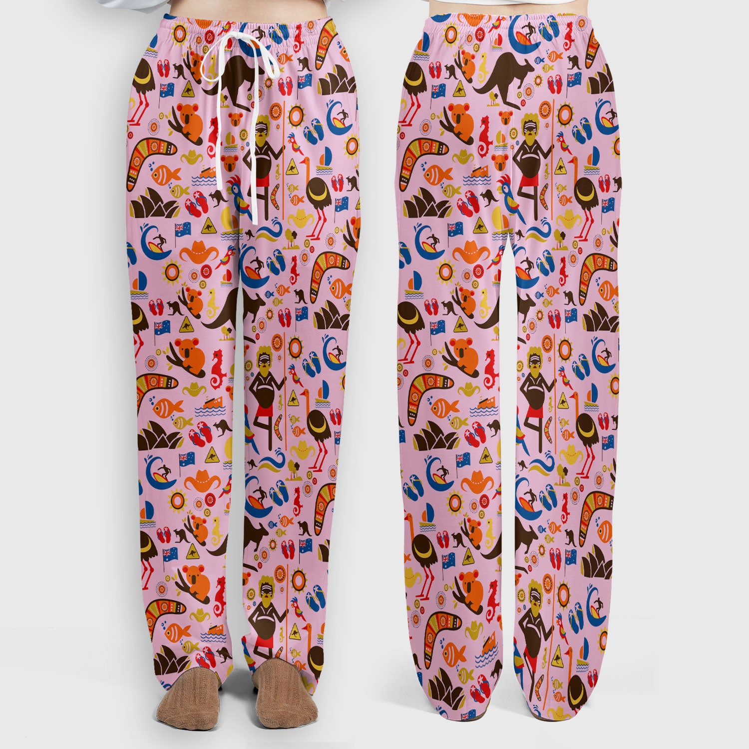 Indigenous Inspired Icon Scrub Set, Australia Culture Pattern Nurse Shirt, Comfortable Scrubs For Nursing