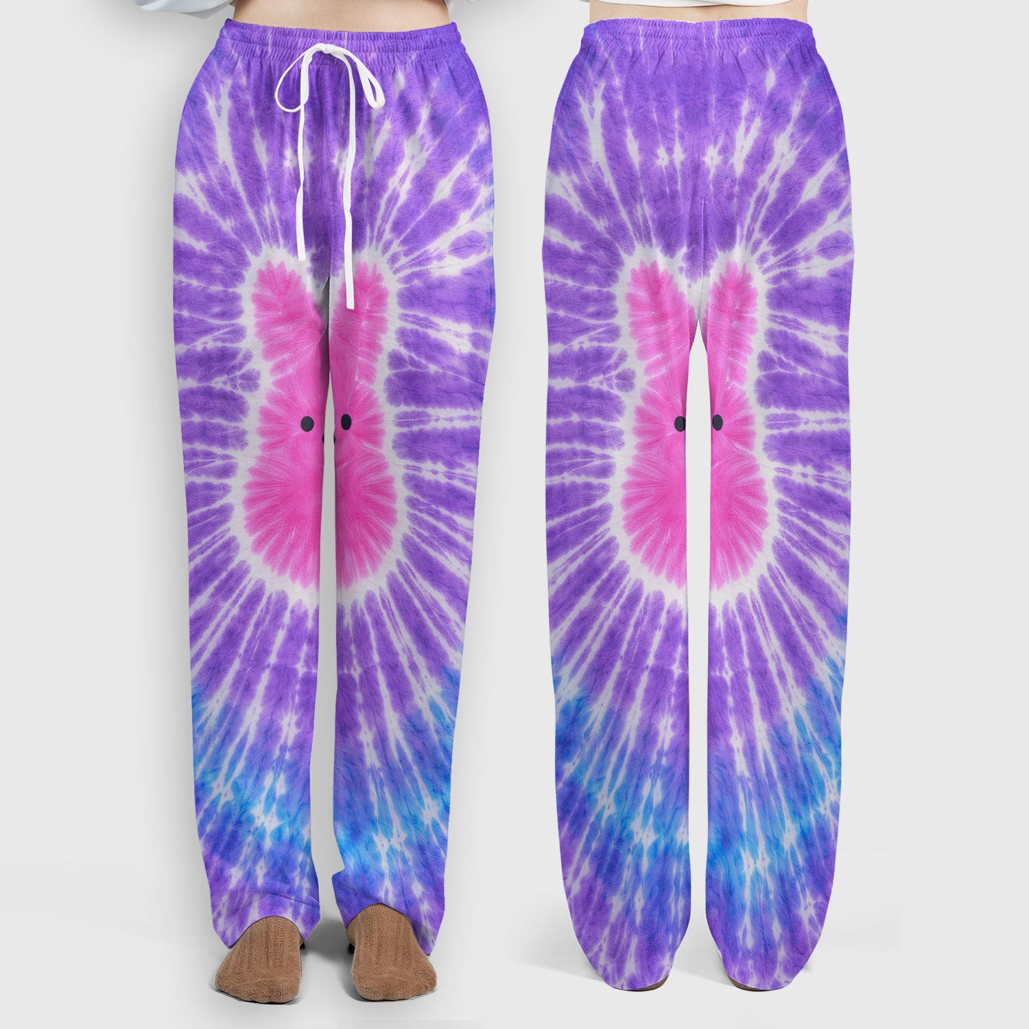 Easter Peep Tie Dye Scrub Set, Easter Bunny Nurse Shirt For Women, Breathable Fabrics Nursing Uniform