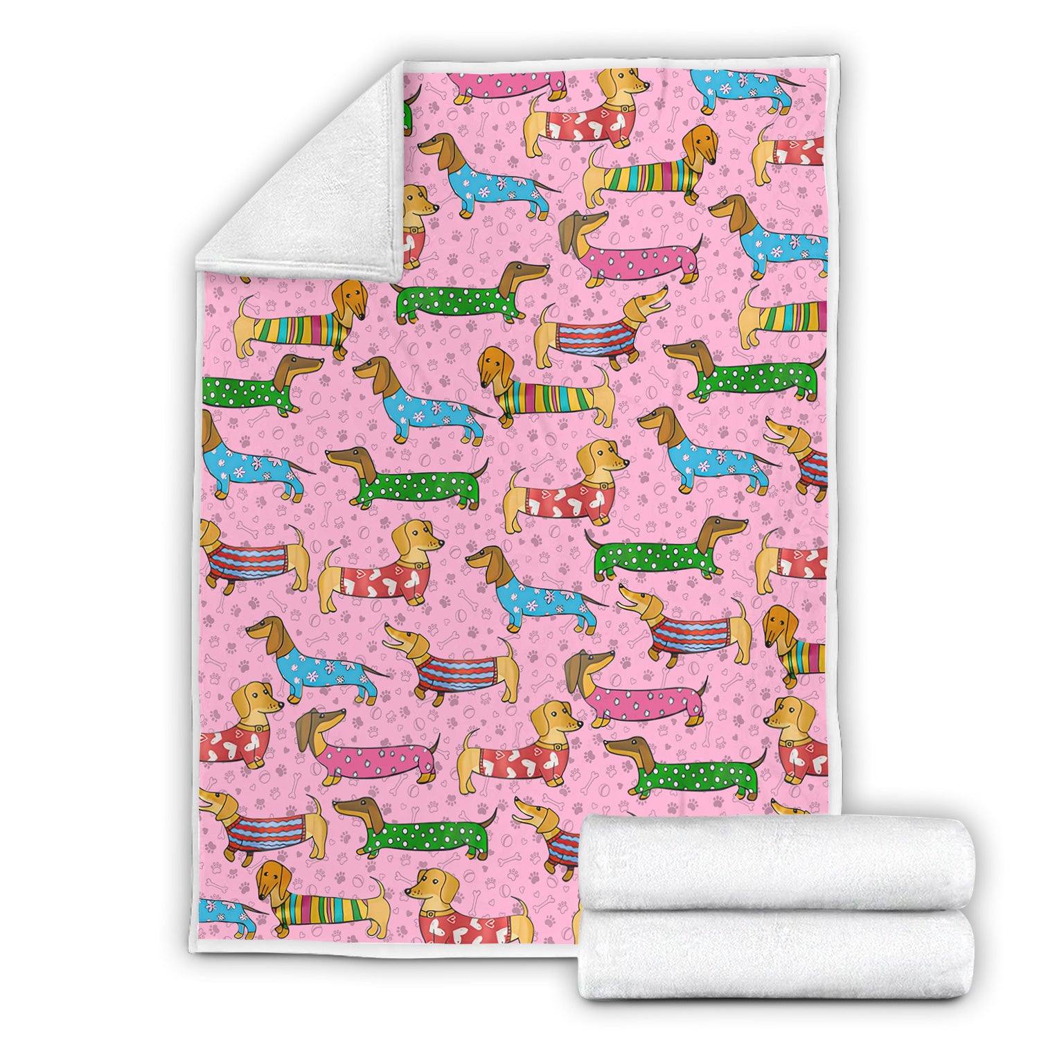 Doxie Puppies Nurse Blanket - Cute Dachshund Holiday Gift for RN LPN CNA - Weiner Dog Lover