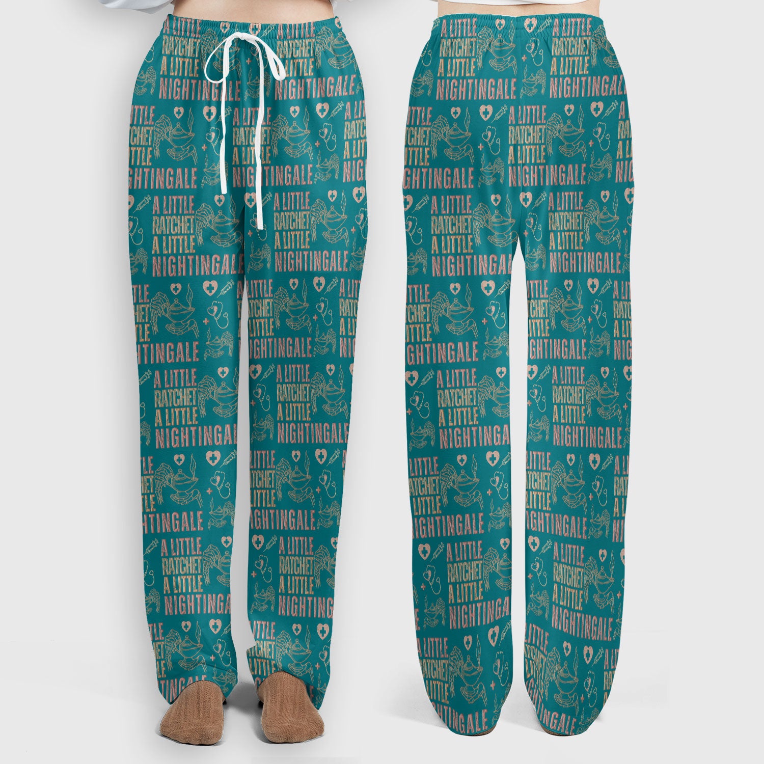 A Little Ratchet A Little Nightingale Women's Scrub Set, Breathable Med Uniform