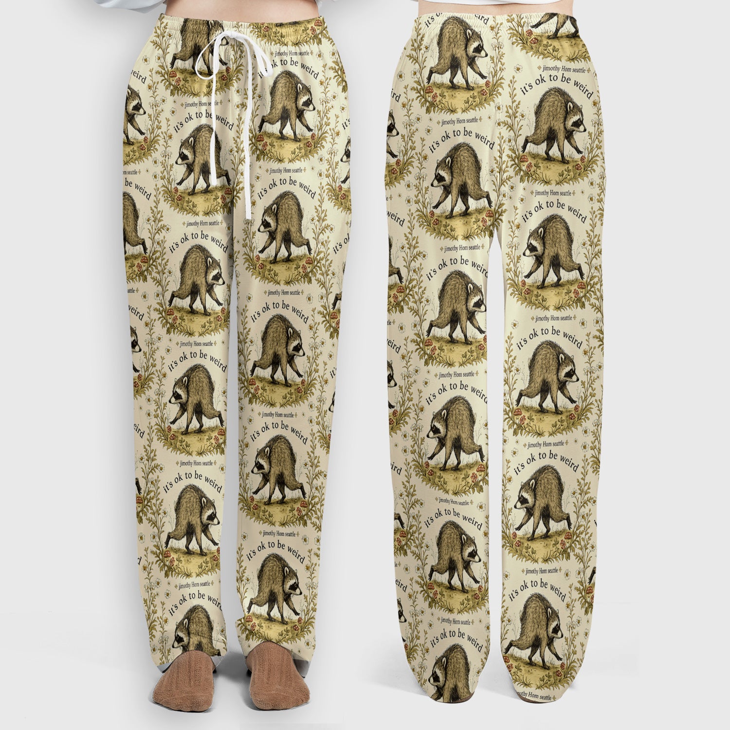 It's OK To Be Weird with Jimothy Scrub Set, Scrub Pants and V Neck Top