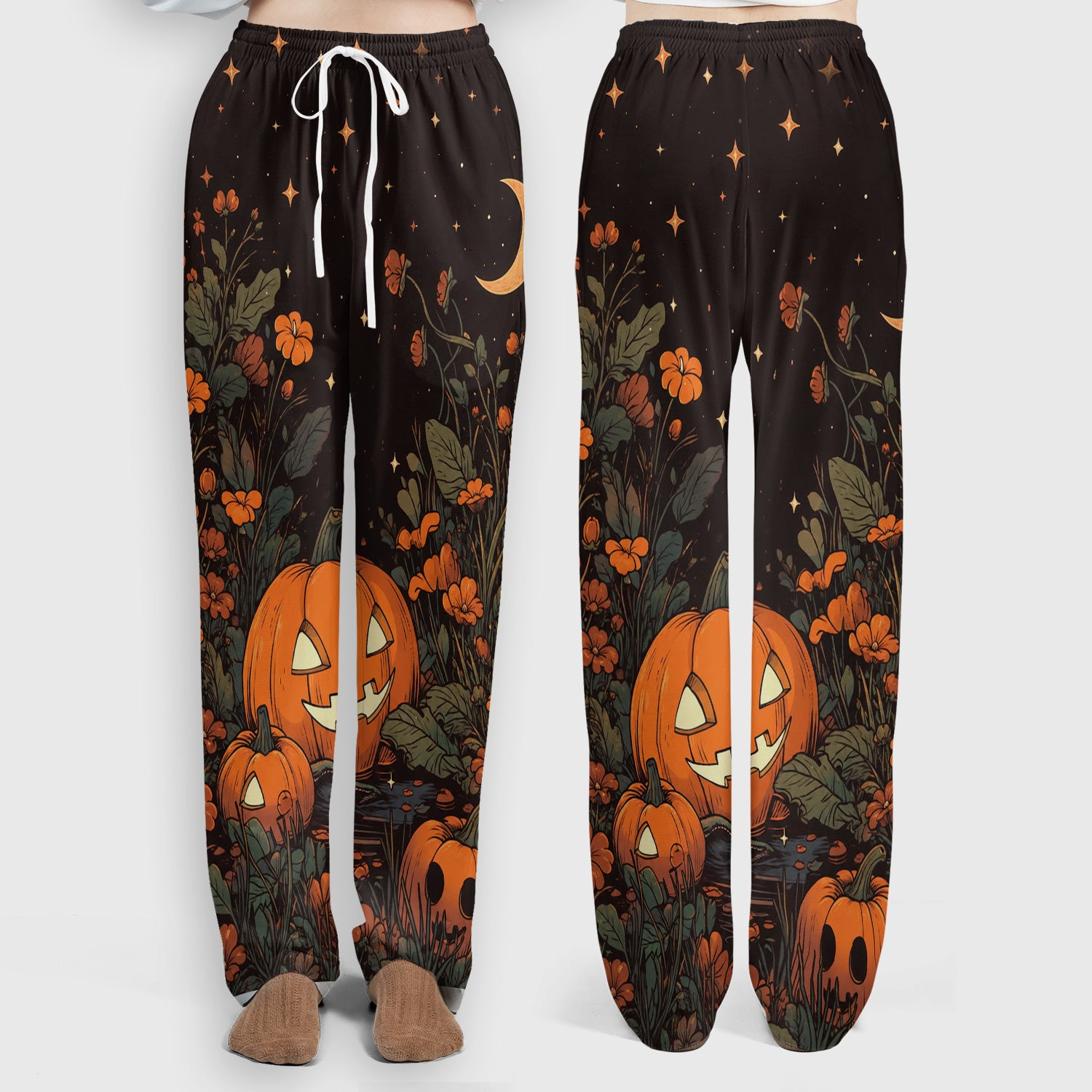 Spooky Halloween Raccoon Print Scrub Set, Scrub Pants and V Neck Top