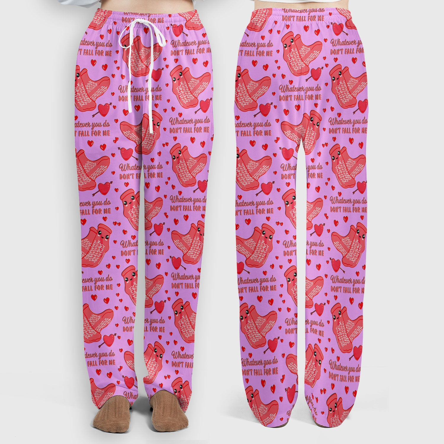 Valentine Funny Love Quote Scrub Set, Scrub Pants and V Neck Top