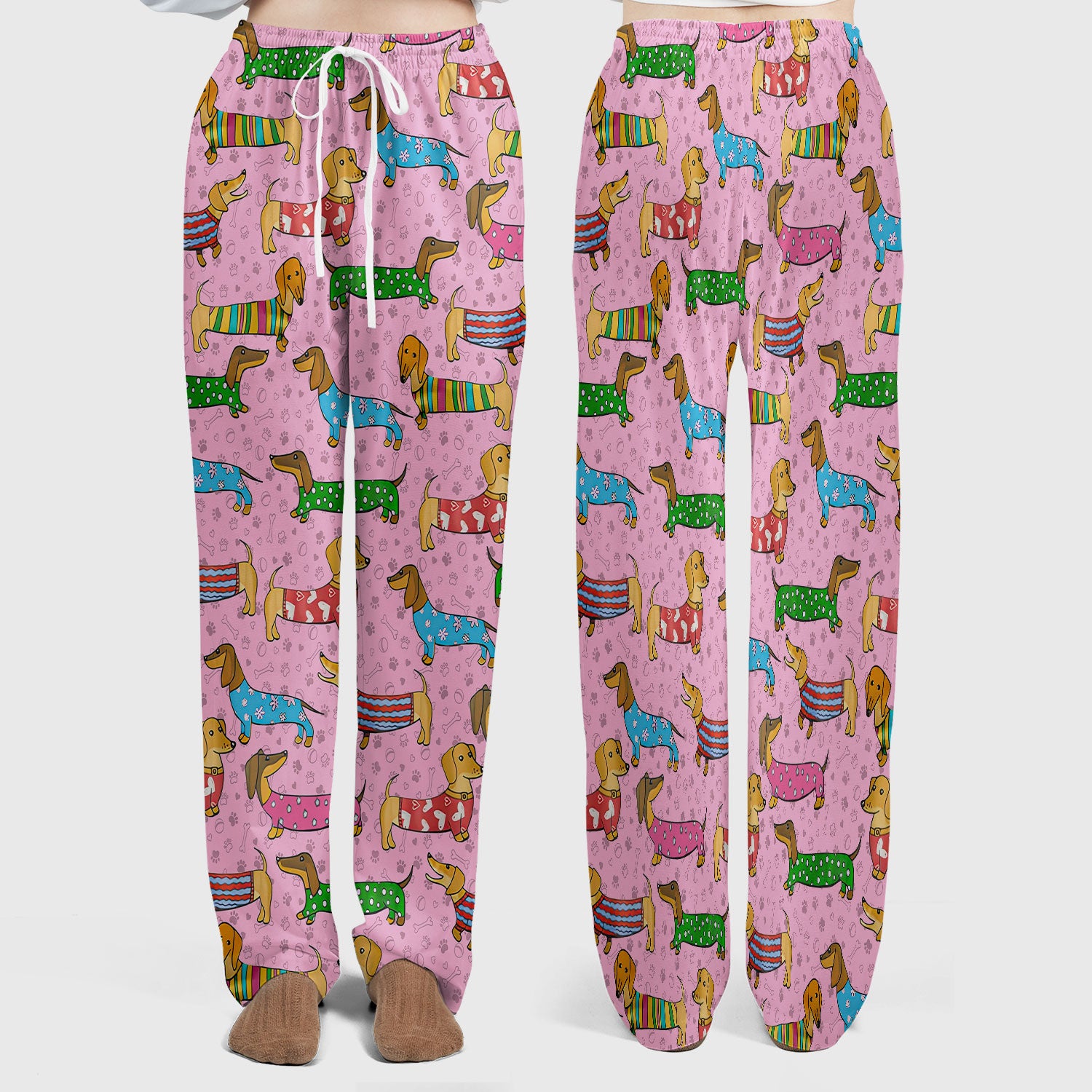 Doxin Nursing Scrub Pants - Weiner Dog Scrubs Set - It's Been A Long Day Dachshund Sweater - Medical Uniform Gift for Women