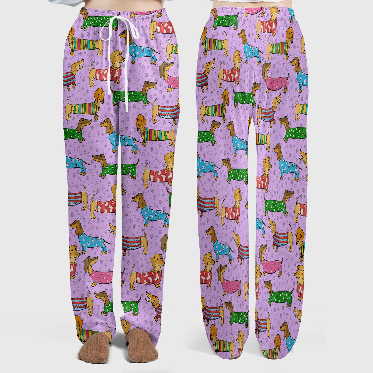 Dachshund Nursing Scrub Pants - Funny Wiener Dog Scrub Set - It’s Been a Long Day Medical Uniform for Women