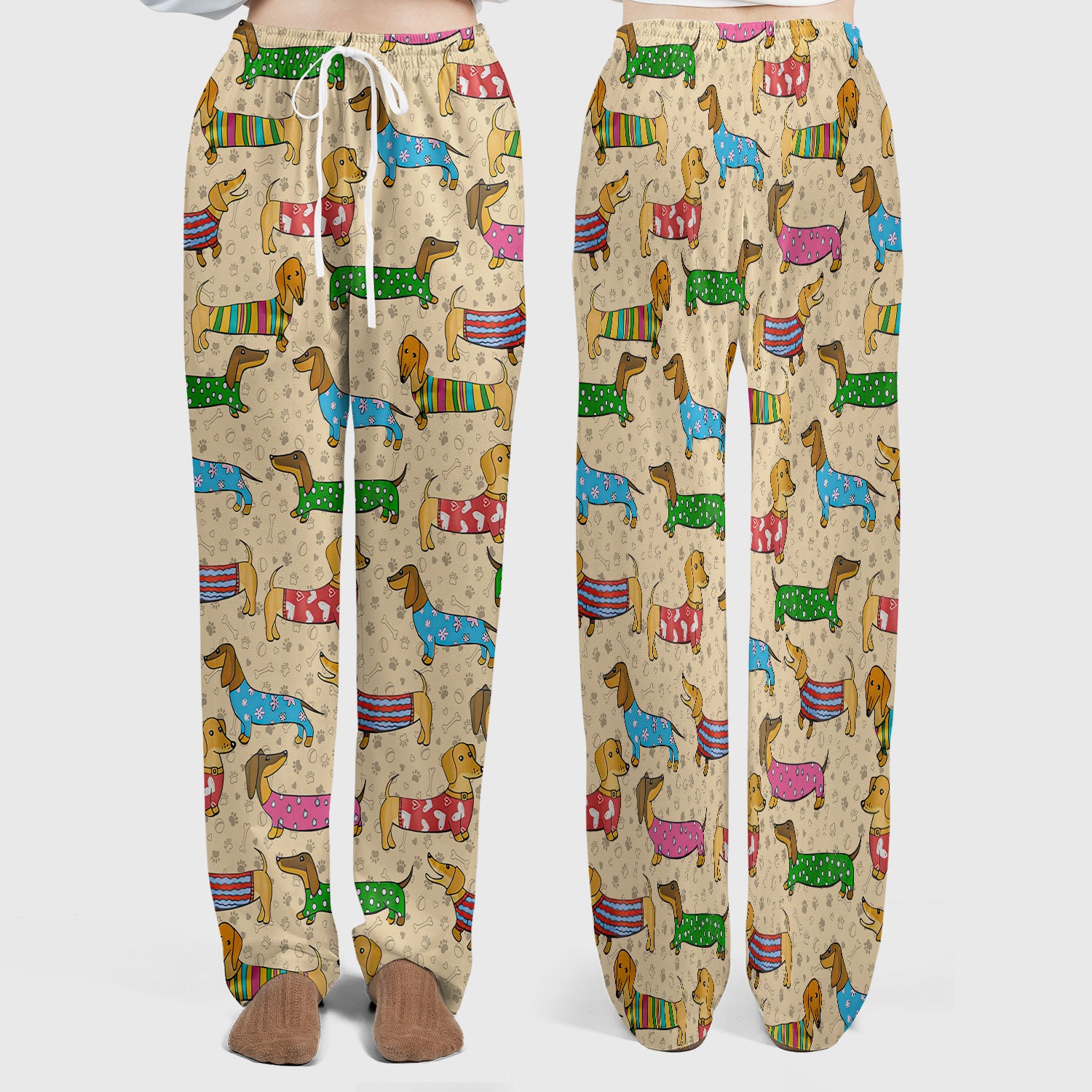 Doxin Nursing Scrub Pants - Weiner Dog Scrubs Set - It's Been A Long Day Dachshund Sweater - Medical Uniform Gift for Women