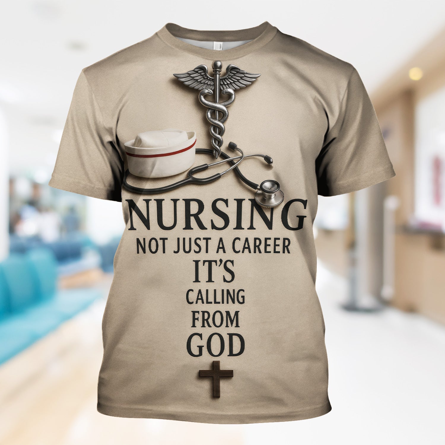 Christian Nurse Shirt - Nursing Is a Calling from God - Gift for Women RN CNA LPN
