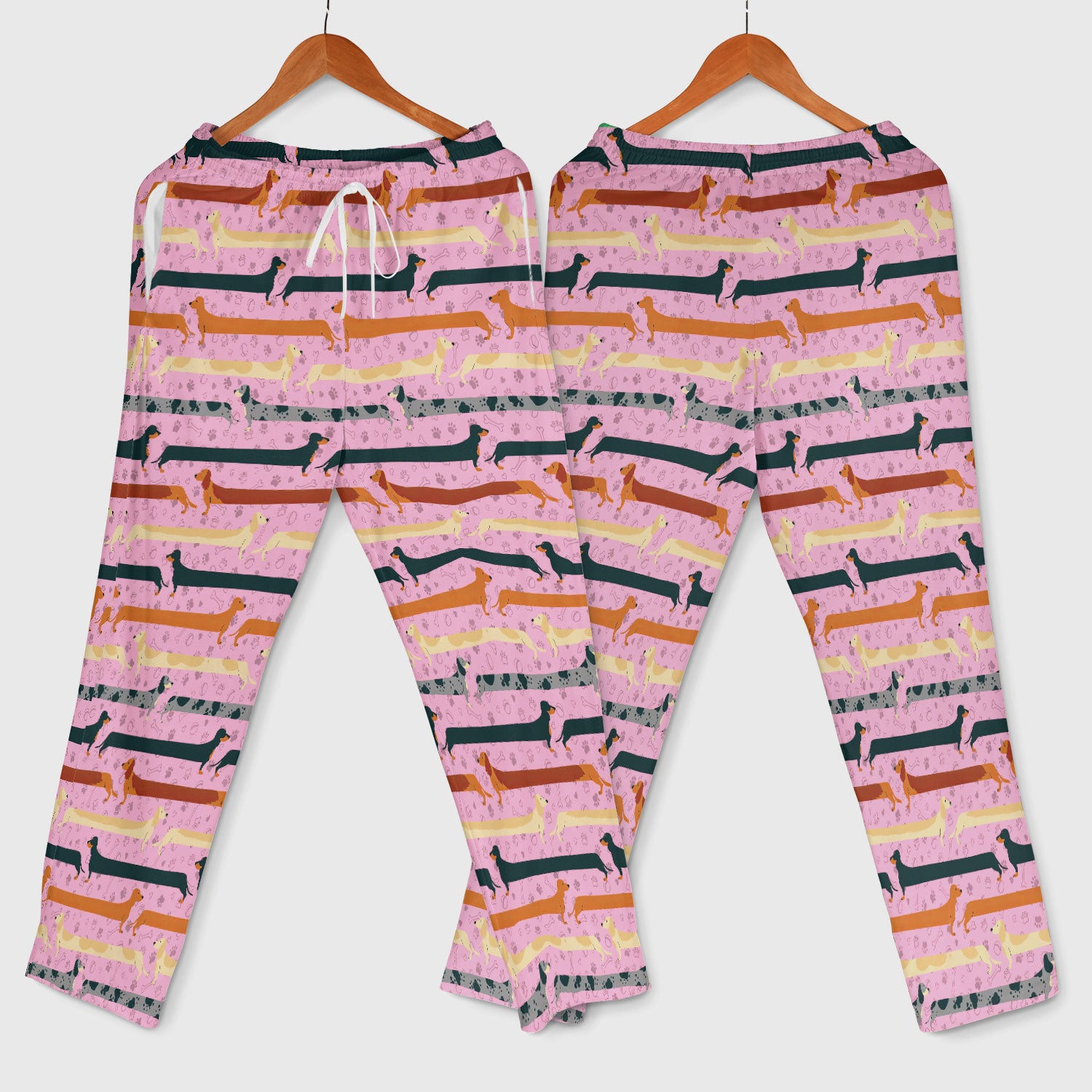 Dachshund Women's Scrub Sets - Comfortable Scrubs for Nurses - It's Been A Long Day Scrub Pants and V Neck Top