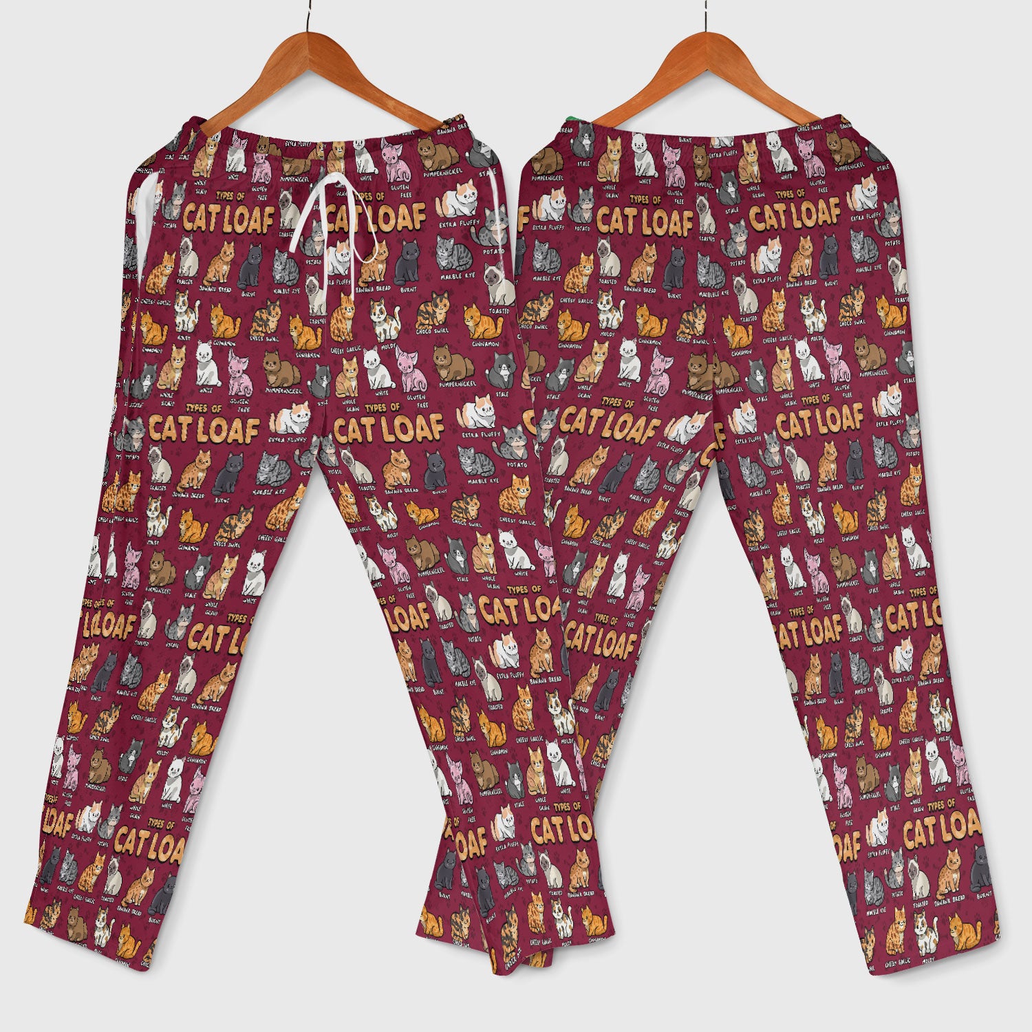 Funny Cat Loaf Nurse Scrub Set for Women - Cute Cat Medical Uniform Top and Pants - Pet Lover Gift - Comfortable Nursing Outfit