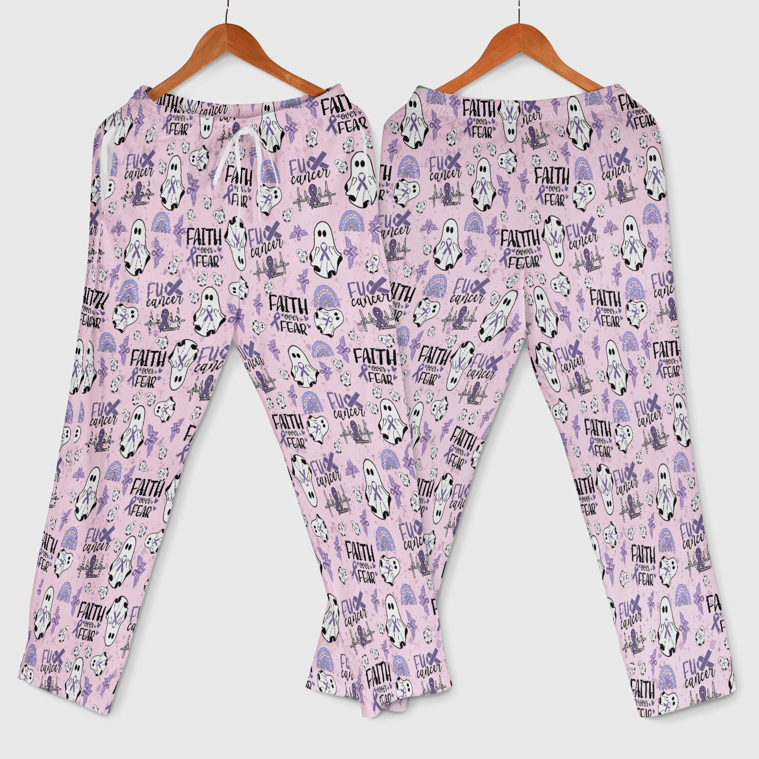 Stomach Cancer Awareness Scrub Sets - Periwinkle Blue Ribbon Survivor Scrub Pants and V Neck Top - November Warrior Gift