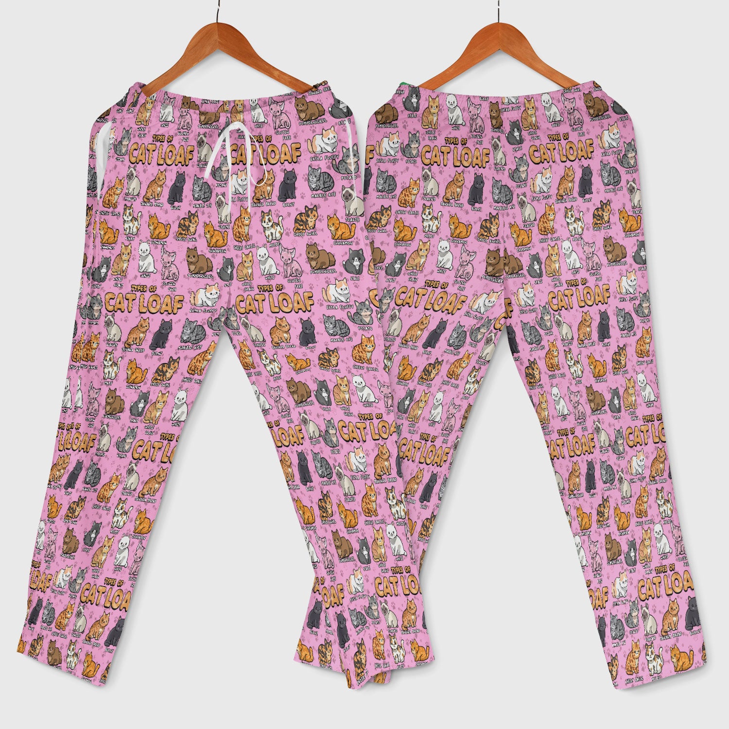Funny Cat Loaf Nurse Scrub Set for Women - Cute Cat Medical Uniform Top and Pants - Ugly Sweater Pet Lover Gift
