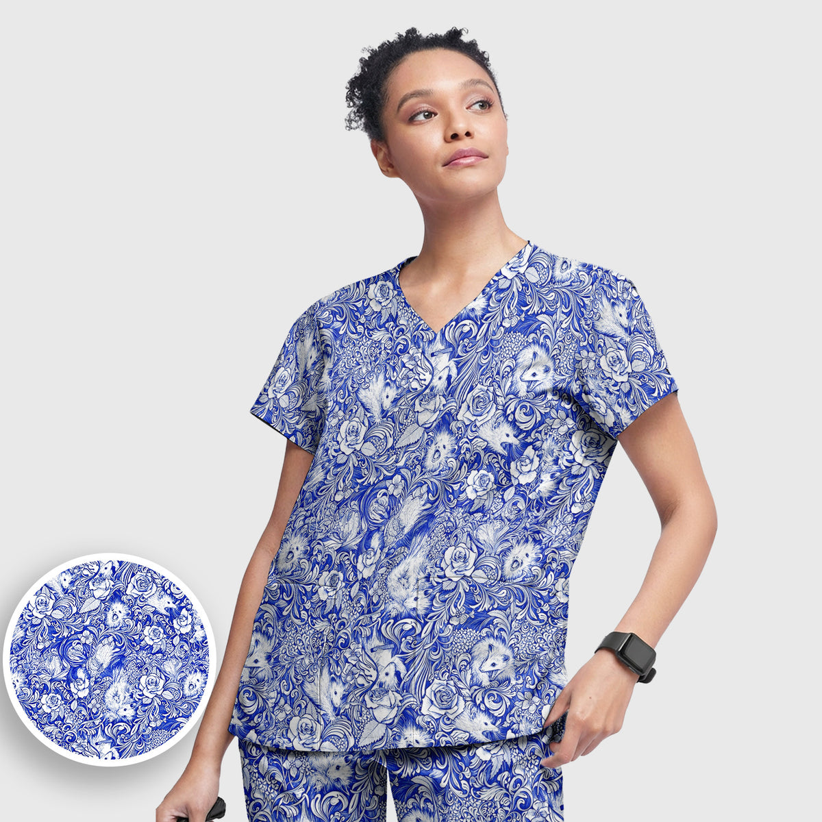 Niedliches „Be A Jimothy“-Waschbären-Set mit Herzen, Peeling-Hose und V-Ausschnitt-Oberteil