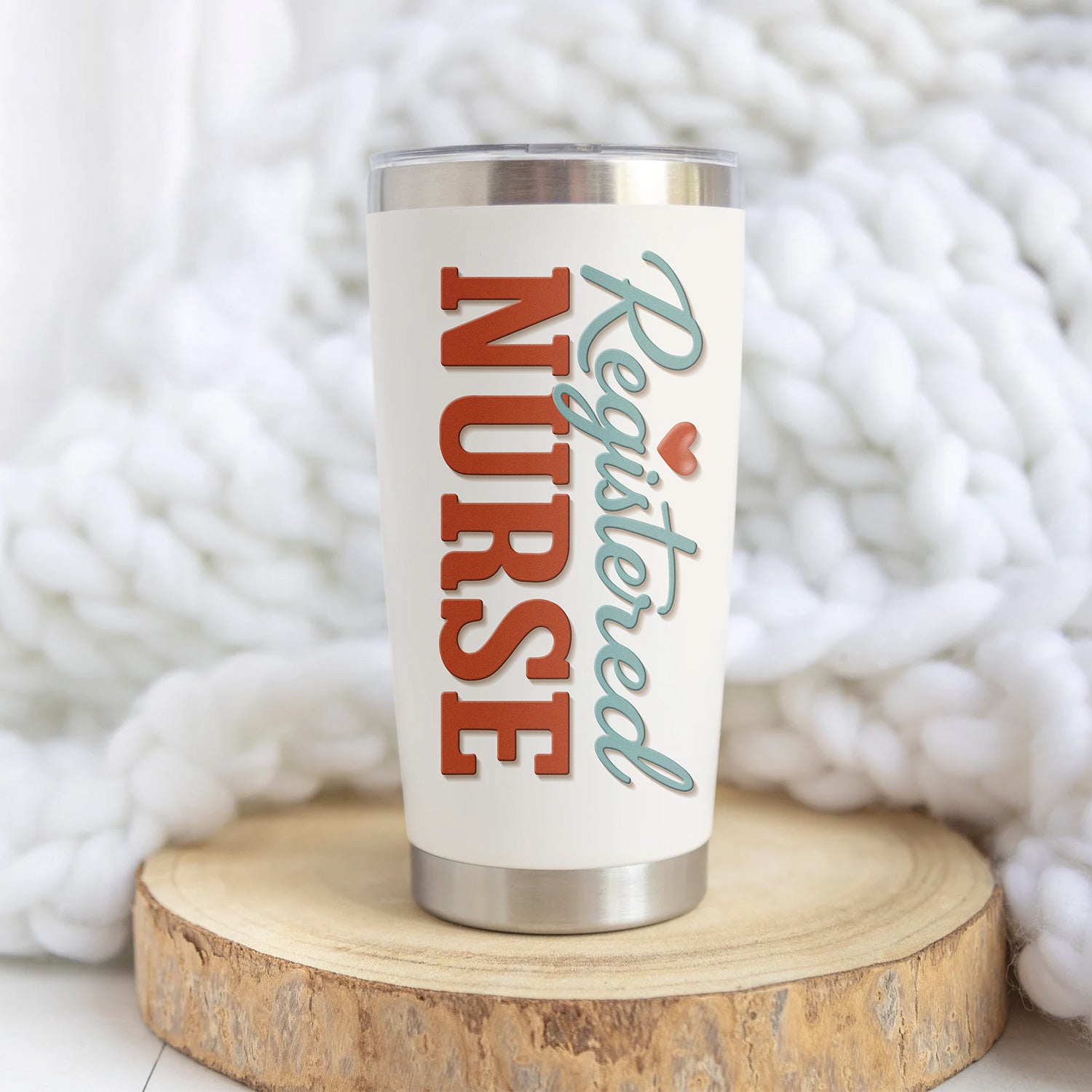 Personalized Registered Nurse Tumbler - Unique Nurse Design - Gift for Healthcare Professionals, RNs, and LPNs