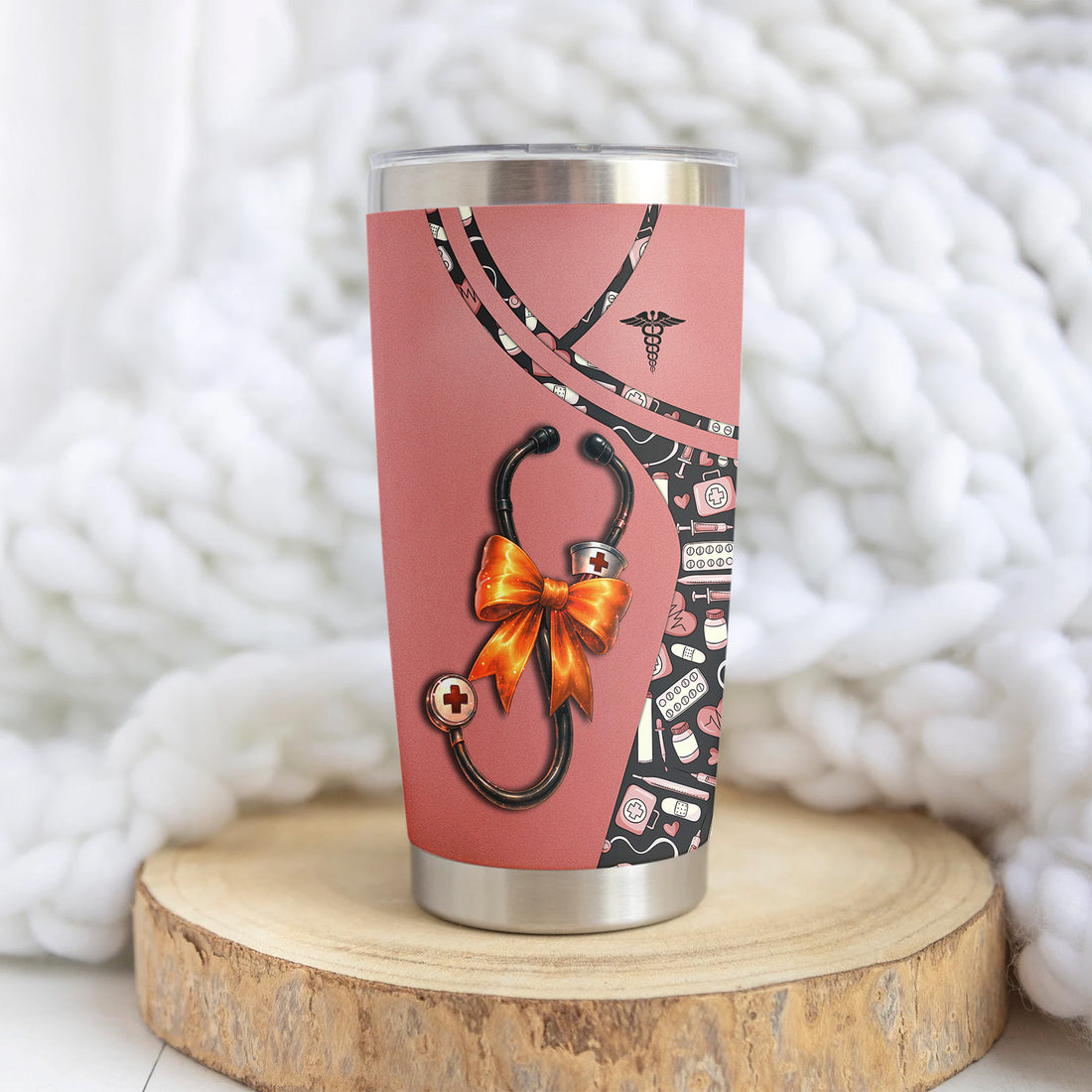 Personalized Retired Nurse Tumbler - Proud of the Work Quote - Gift for RN LPN CNA - Available in Multiple Colors