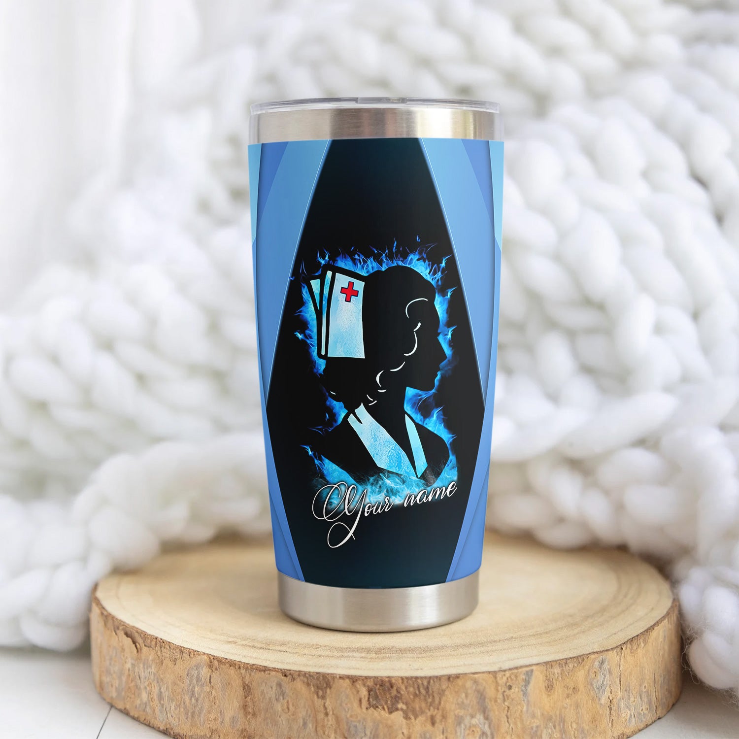 Custom Faith Nurse Tumbler - Strongest Women Made Nurses - Gift for Christian Nurses & Nursing Students