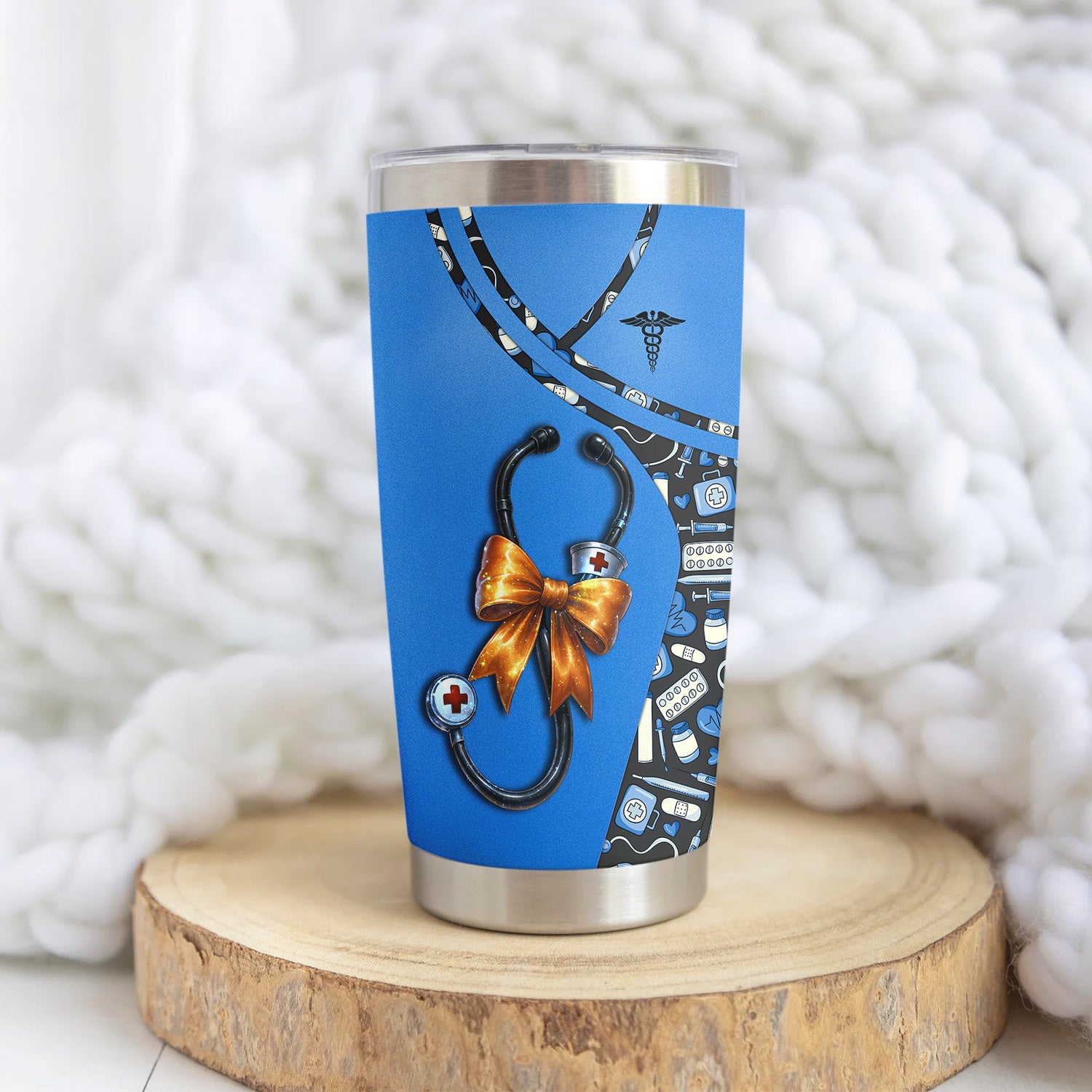 Personalized Retired Nurse Tumbler - Proud of the Work Quote - Gift for RN LPN CNA - Available in Multiple Colors