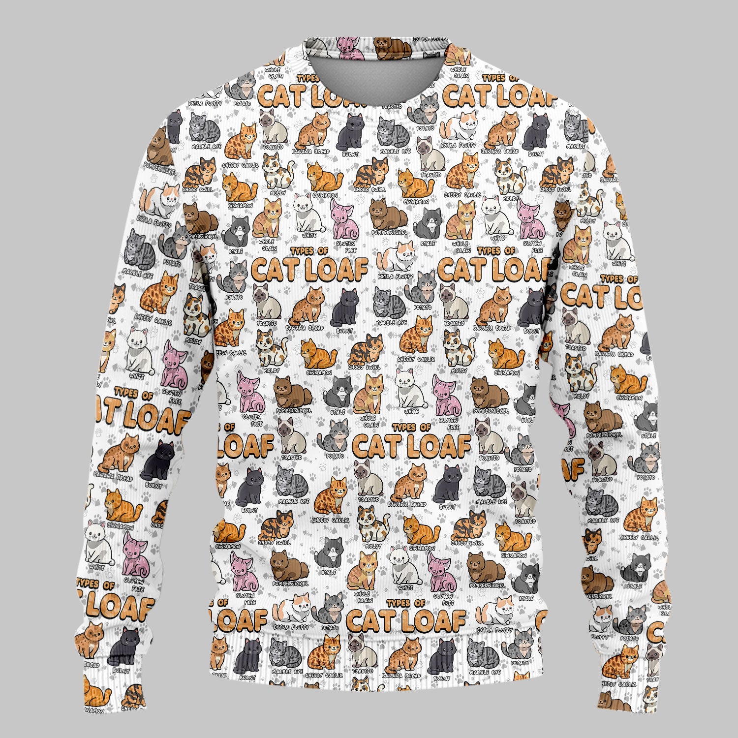 Funny Cat Loaf Nurse Scrub Set for Women - Cute Cat Medical Uniform Top and Pants - Pet Lover Gift - Comfortable Nursing Outfit