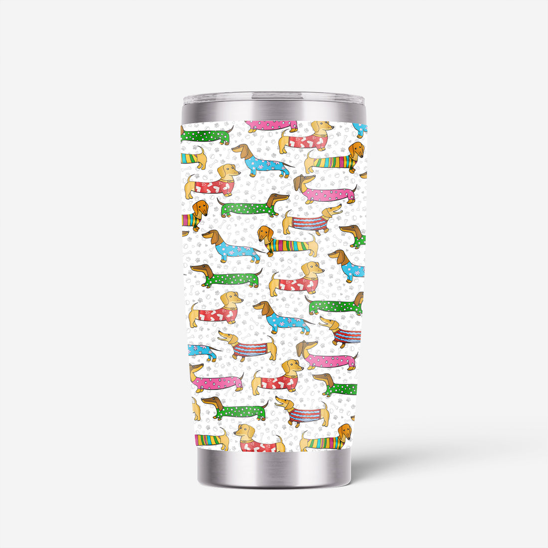 Doxie Puppies Nurse Tumbler - Cute Dachshund Gift for RN LPN CNA - Weiner Dog Stainless Cup for Healthcare Workers