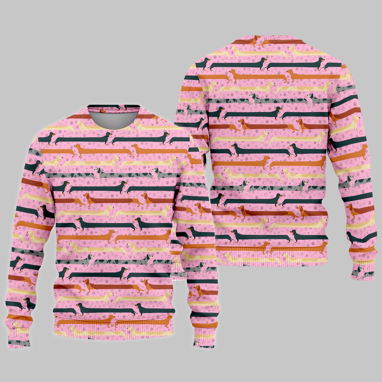 Dachshund Women's Scrub Sets - Comfortable Scrubs for Nurses - It's Been A Long Day Scrub Pants and V Neck Top