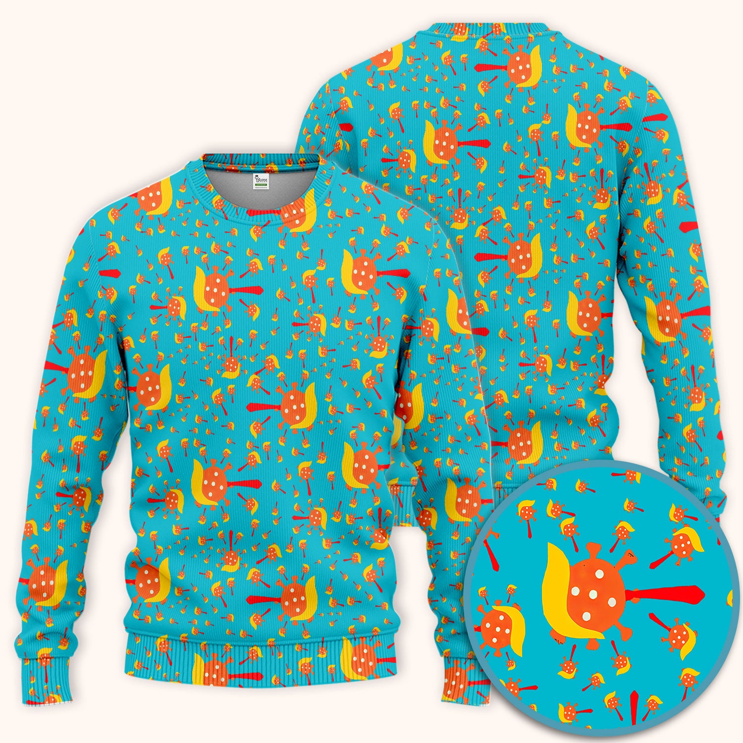 The Deadliest Virus Is Ignorance Scrub Set - Black Nursing Scrubs Pants and V Neck Top - Breathable Fabrics Nursing Uniform