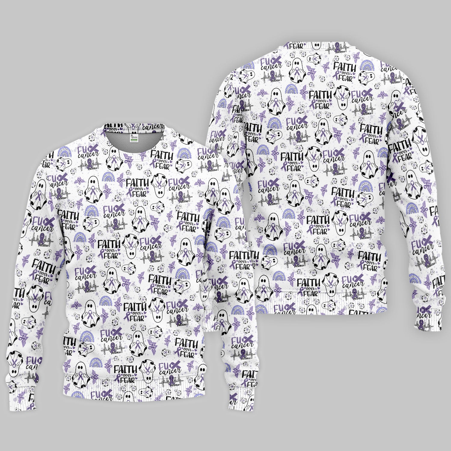 Stomach Cancer Awareness Scrub Sets - Periwinkle Blue Ribbon Survivor Scrub Pants and V Neck Top - November Warrior Gift