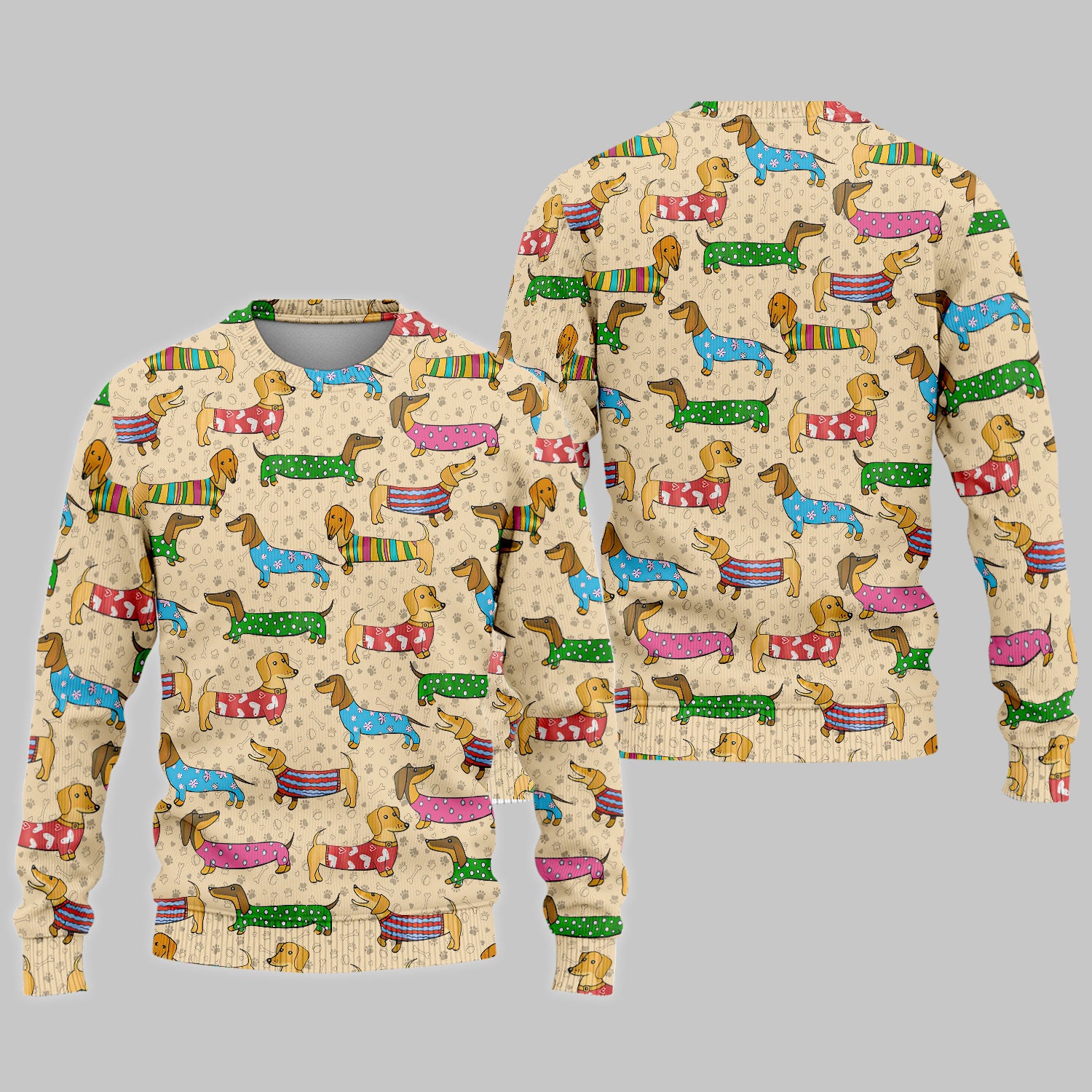 Doxin Nursing Scrub Pants - Weiner Dog Scrubs Set - It's Been A Long Day Dachshund Sweater - Medical Uniform Gift for Women