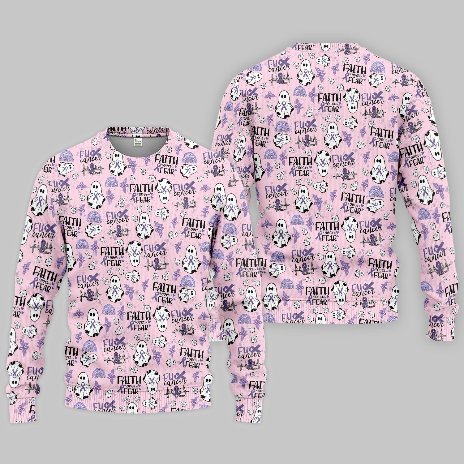 Stomach Cancer Awareness Scrub Sets - Periwinkle Blue Ribbon Survivor Scrub Pants and V Neck Top - November Warrior Gift